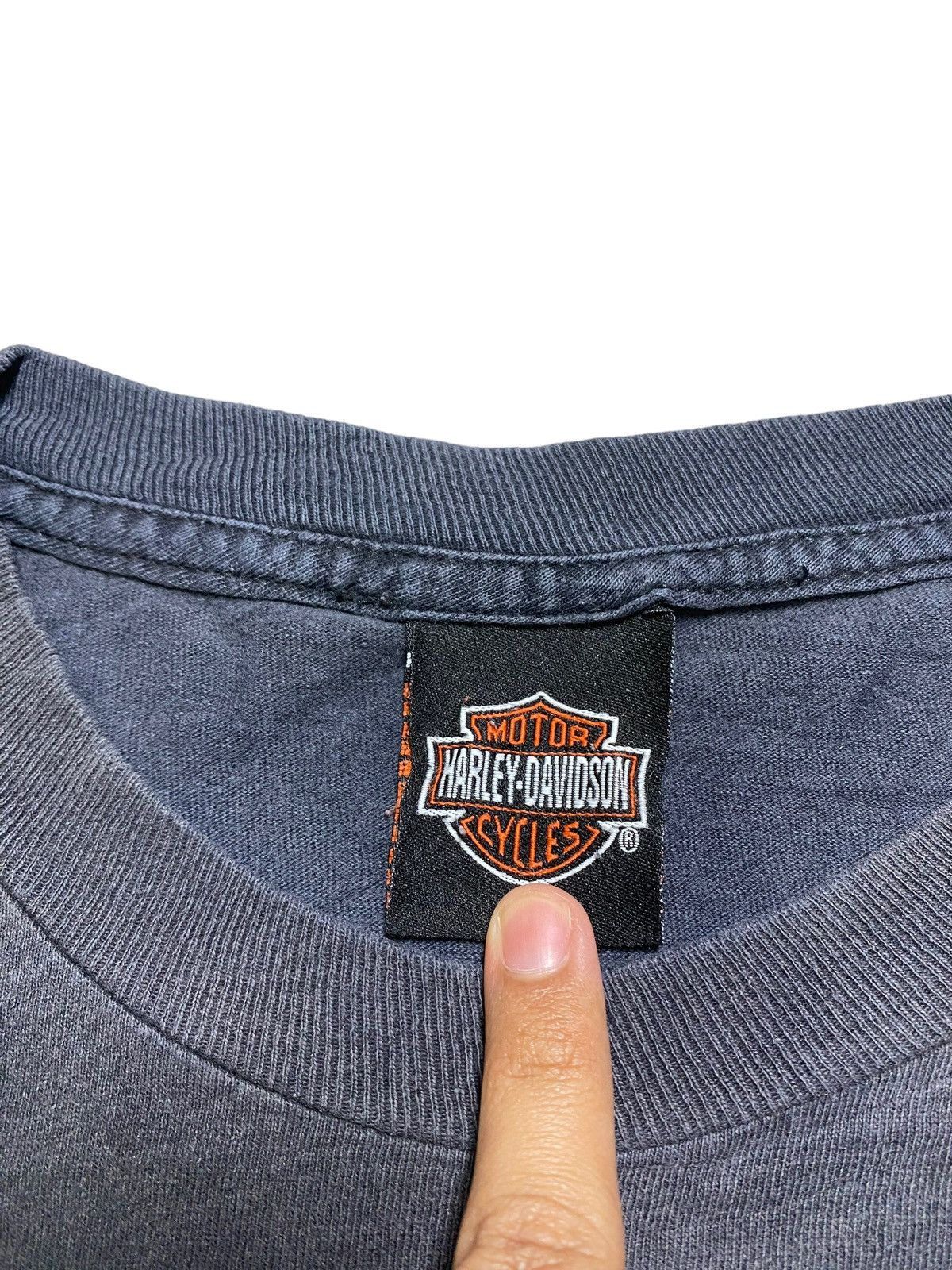 Vintage VINTAGE HARLEY DAVIDSON CENTER LOGO SPELLOUT TEE Size US XL / EU 56 / 4 - 8 Thumbnail