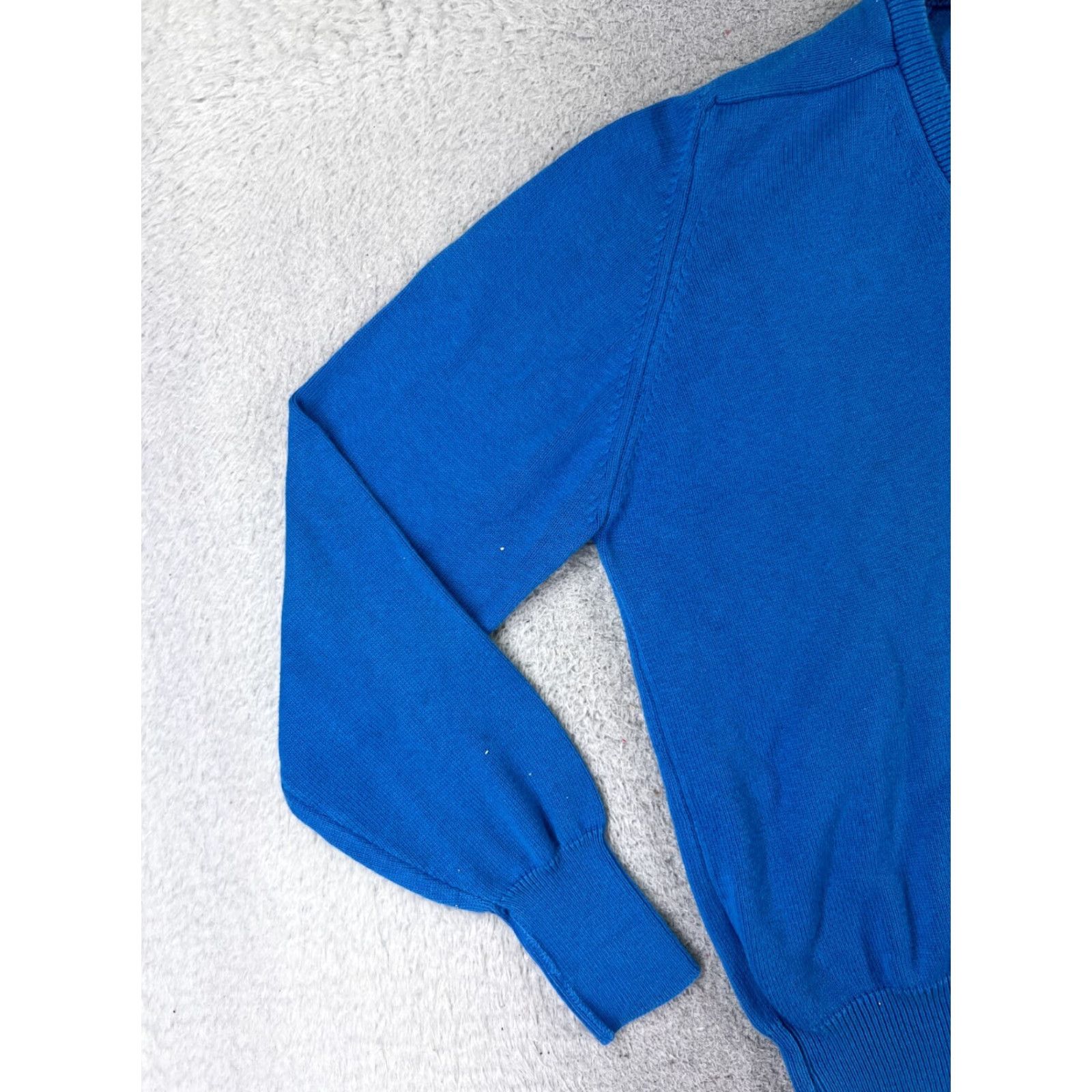 Titleist VINTAGE Titleist Hoodie Men Adult Large Blue V-Neck Cotton Knit Logo US Made Pinetop AZ Golf Shirt Size US M / EU 48-50 / 2 - 3 Thumbnail
