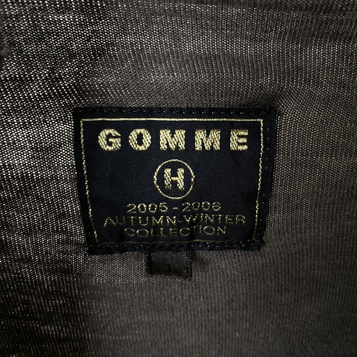 gomme 2005-2006 Autumn Winter Collection Asymmetrical LS T Shirt Size M / US 6-8 / IT 42-44 - 3 Thumbnail