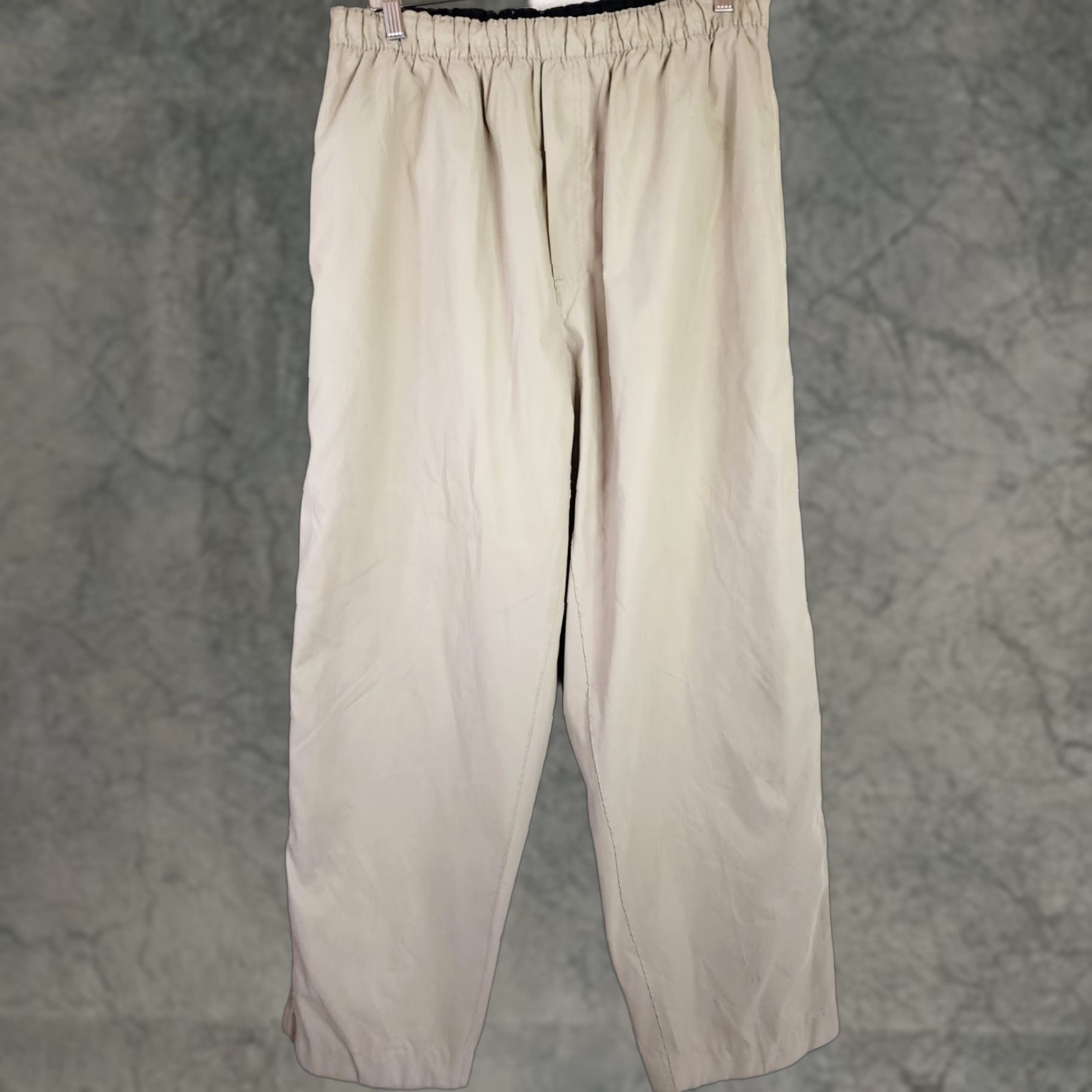Van Heusen Van Heusen Men’s L Joggers Beig e Soft Touch Jersey Drawstring Pocket Zippered Bottoms Casual Comfort Sweatpants Size US L / EU 52-54 / 3 - 1 Thumbnail