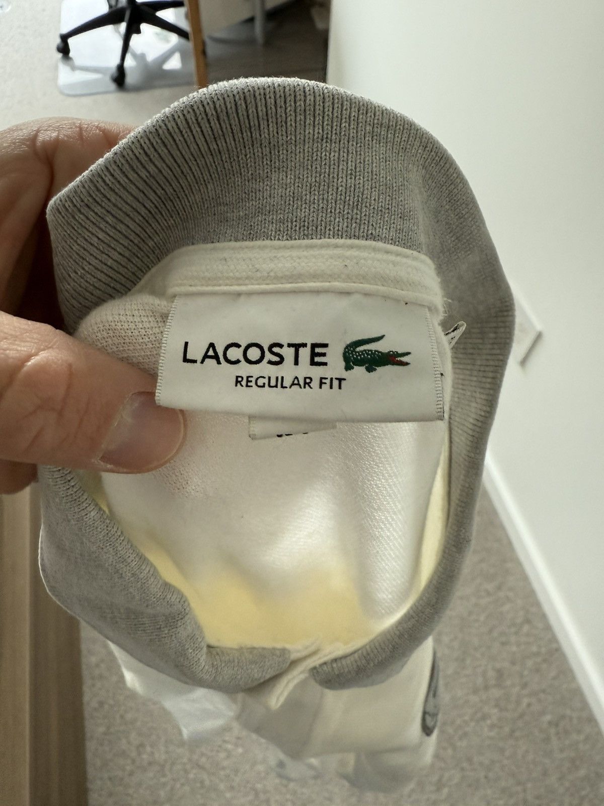 Lacoste Lacoste contrast collar polo eu XL US M-L Size US M / EU 48-50 / 2 - 4 Thumbnail