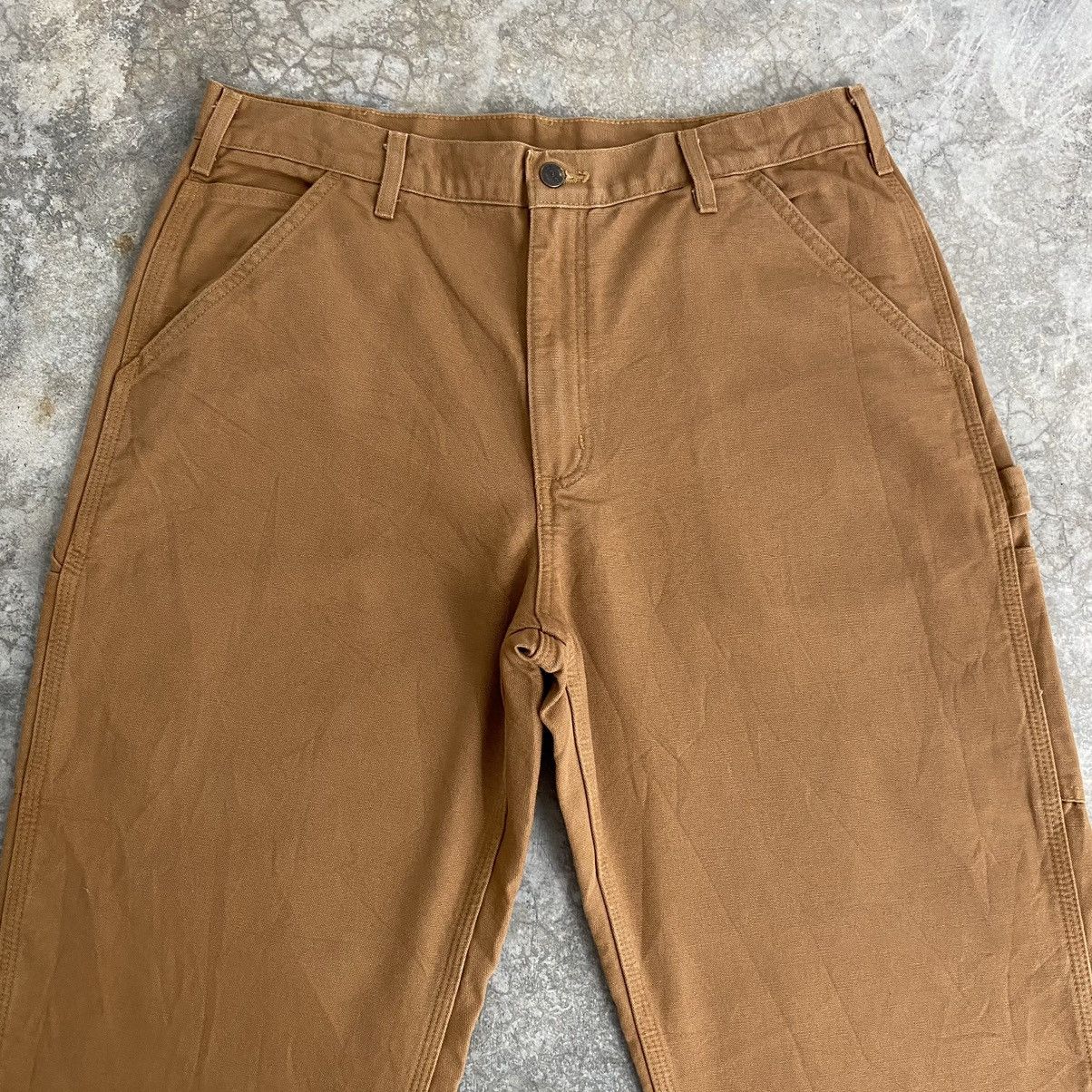 Carhartt Vintage Carhartt Blanket Lined Tan Carpenter Work Pants Size US 36 / EU 52 - 8 Thumbnail