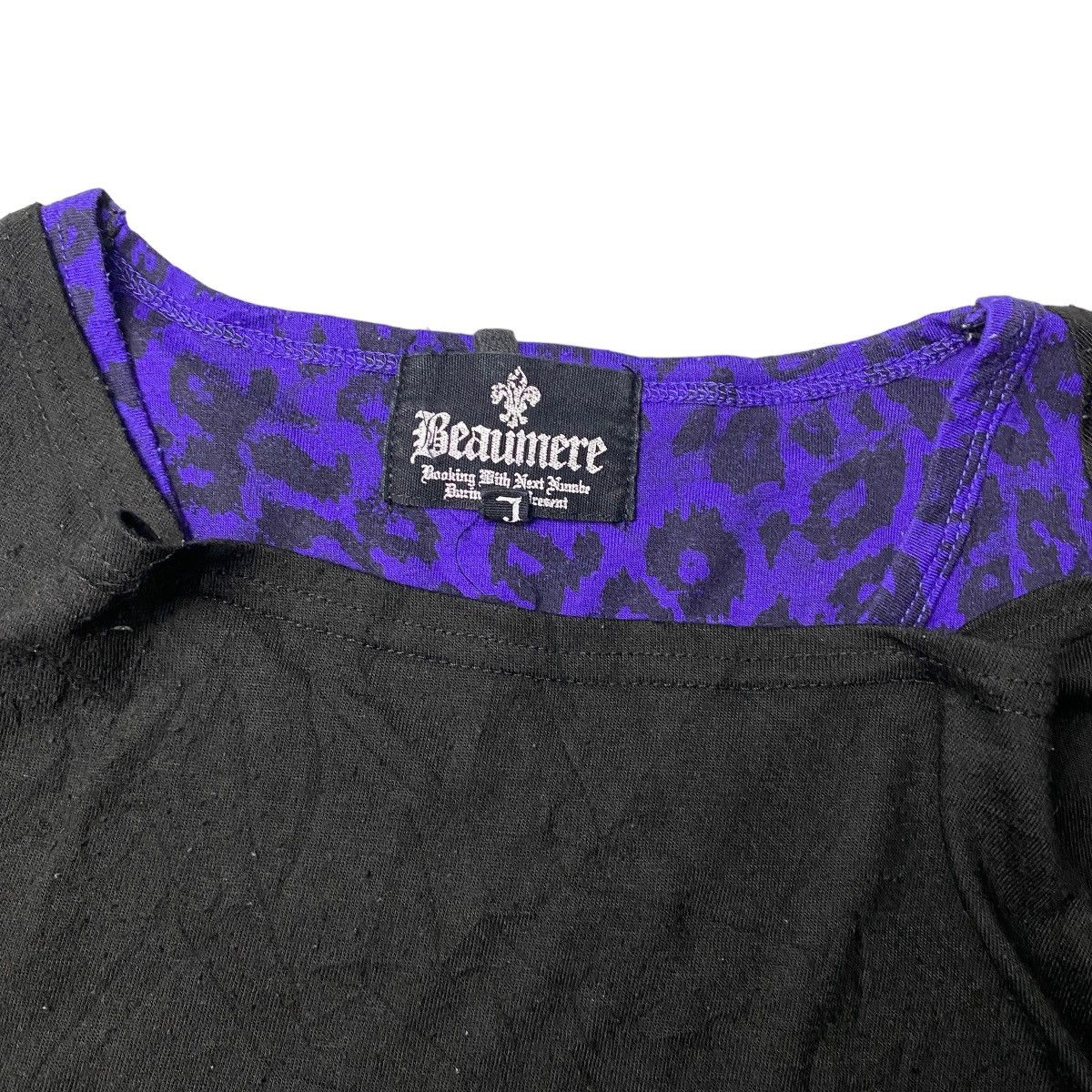 If Six Was Nine 2000's Beaumere Double Layer Asymetric Poem Shirt Size US S / EU 44-46 / 1 - 7 Thumbnail