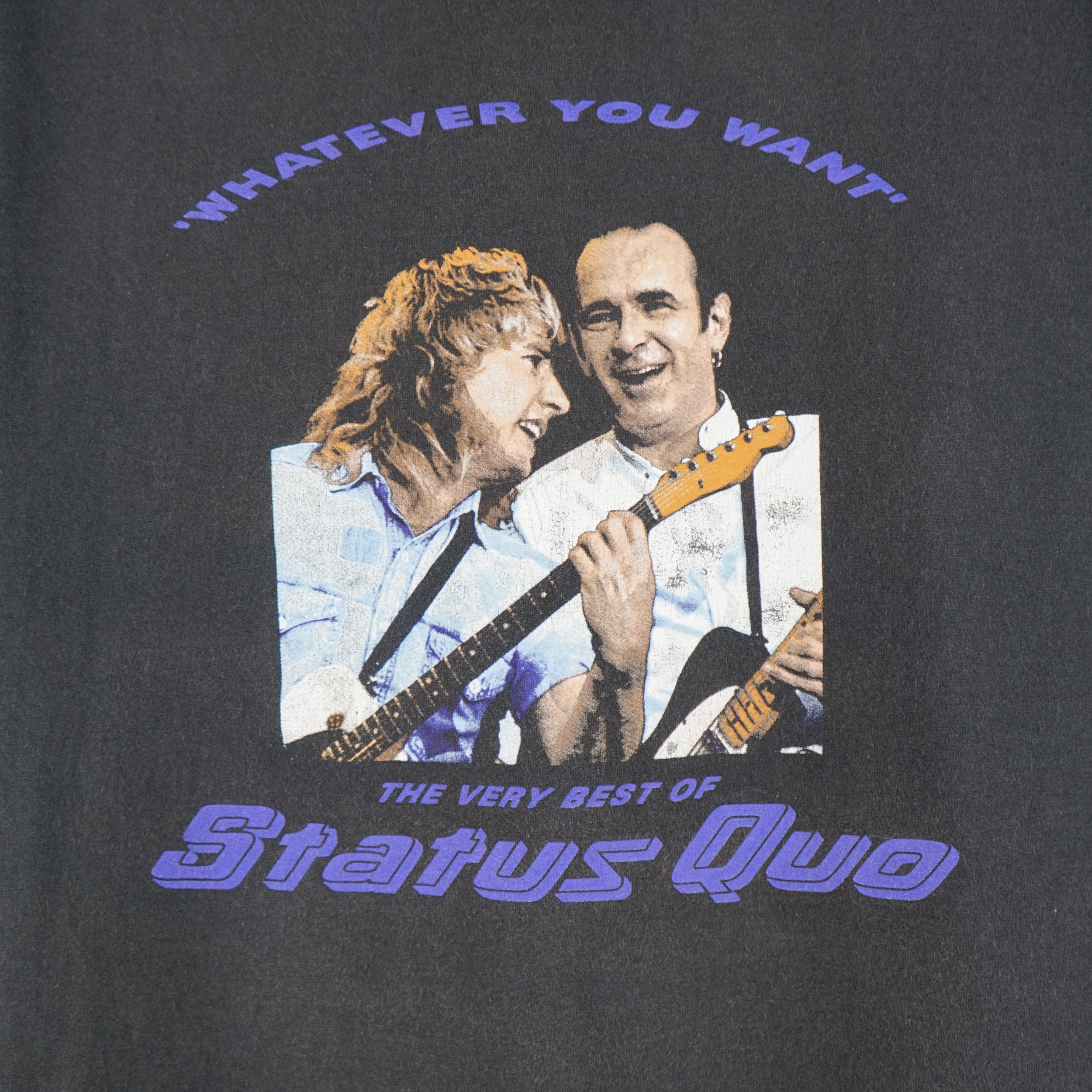Band Tees × Vintage Vintage 1990s Status Quo T-Shirt Size US L / EU 52-54 / 3 - 2 Thumbnail