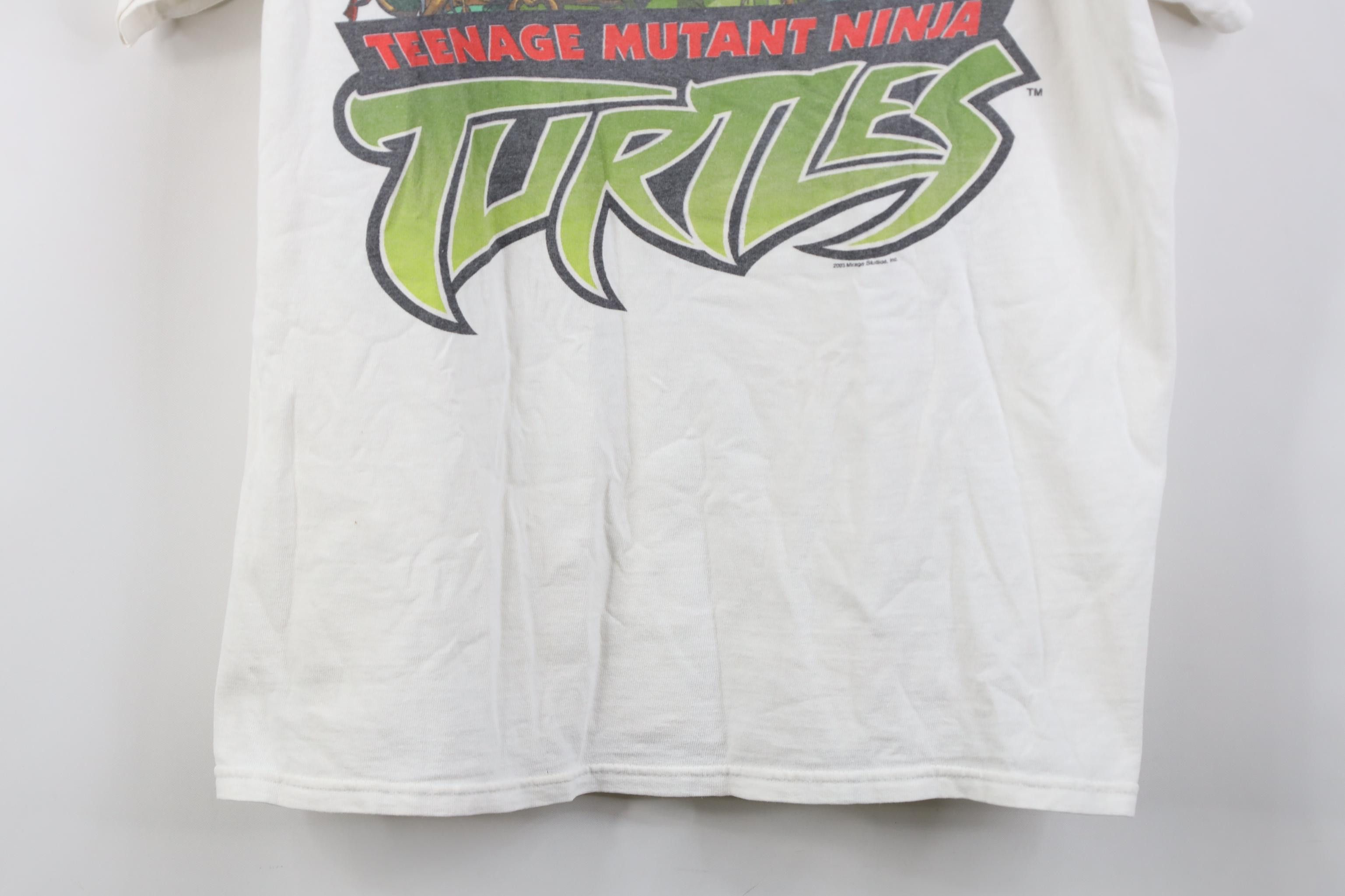 Vintage Vintage Y2K 2003 Teenage Mutant Ninja Turtles Promo T-Shirt Size US M / EU 48-50 / 2 - 3 Thumbnail