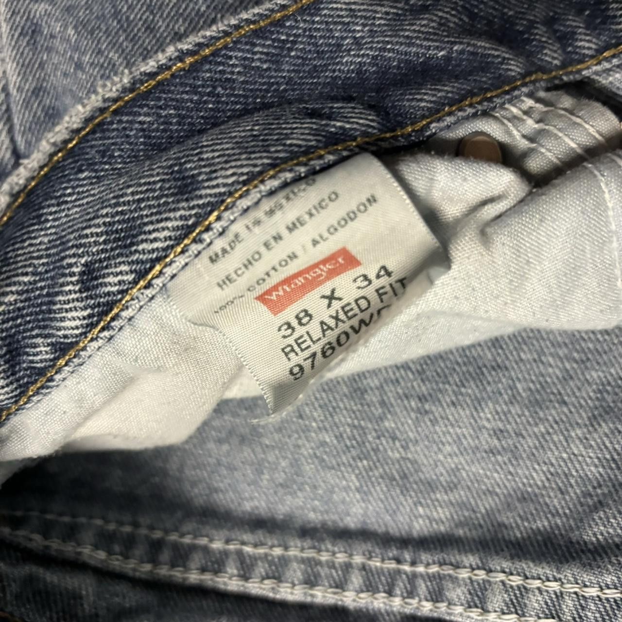 Japanese Brand × Vintage Crazy Vintage Y2K/2000s Baggy Medium Wash Denim Jeans! Size US 38 / EU 54 - 8 Thumbnail