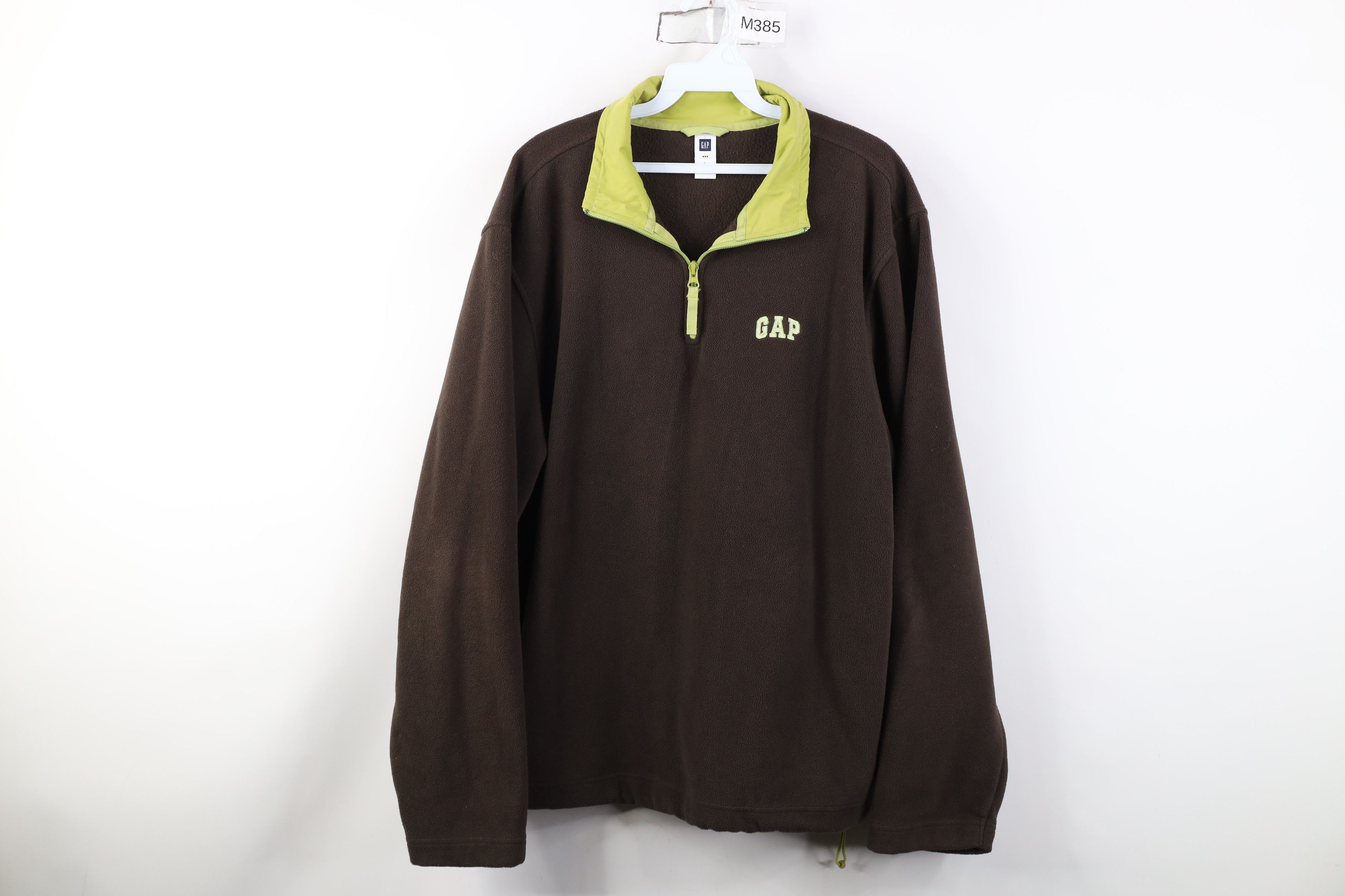 Gap Vintage 90s Y2K Gap 1/4 Half Zip Fleece Pullover Sweater Size US L / EU 52-54 / 3 - 1 Thumbnail