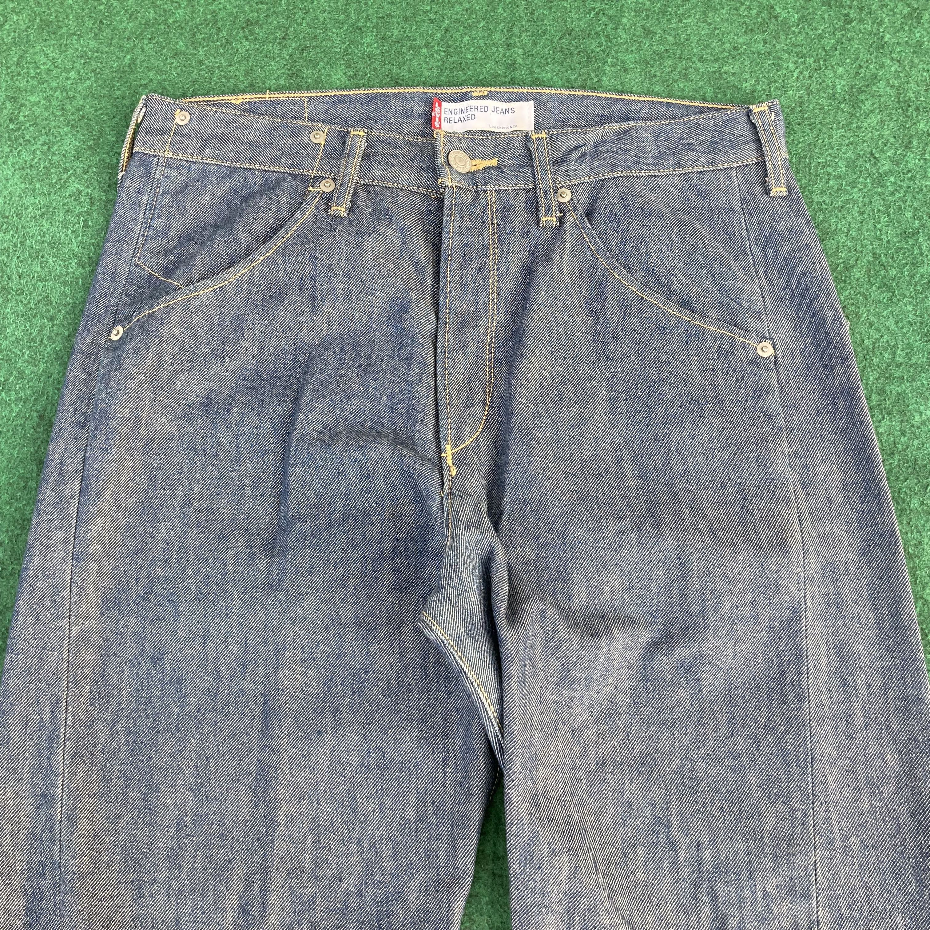 Japanese Brand × Levi's × Vintage Vtg Levis Engineered Kimura Denim 90s Button Jeans Size US 32 / EU 48 - 4 Thumbnail