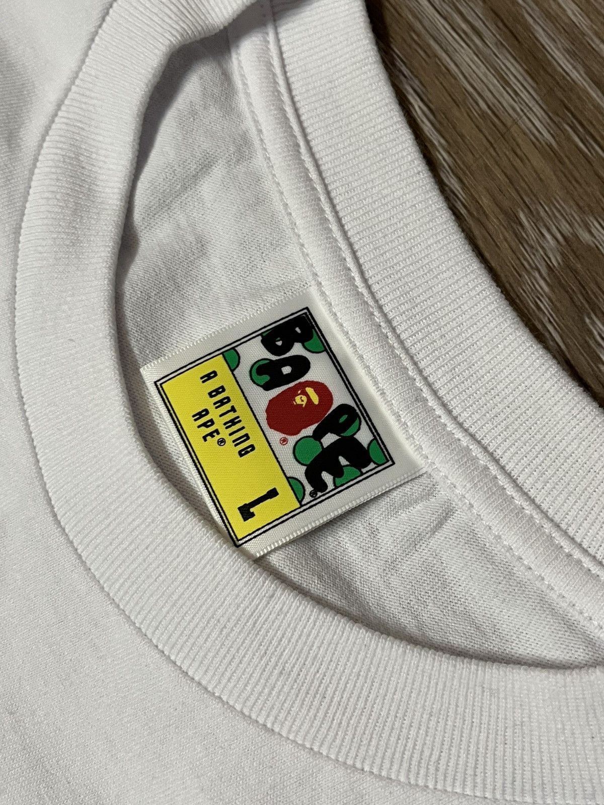 Bape BAPE 1993 WORLD GONE MAD HEAD LOGO TEE NEW WITH TAGS Size US L / EU 52-54 / 3 - 5 Thumbnail
