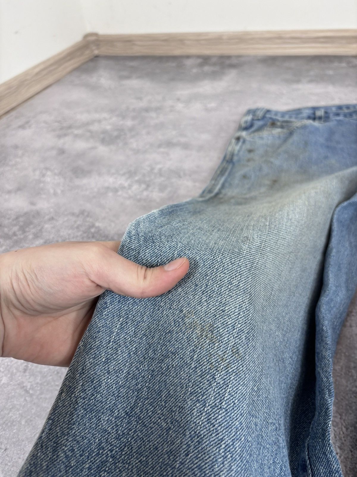 Dickies Vintage Dickies Faded Blue Carpenter Denim Jeans 1993SNB Size US 36 / EU 52 - 15 Thumbnail
