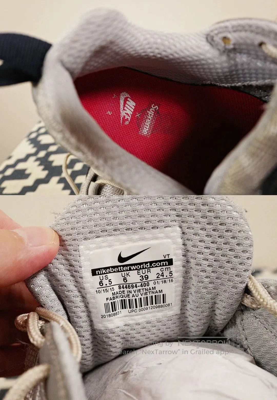 Nike Supreme x Nike Air Max 98 US6.5. Size US 6.5 / EU 39-40 - 6 Thumbnail