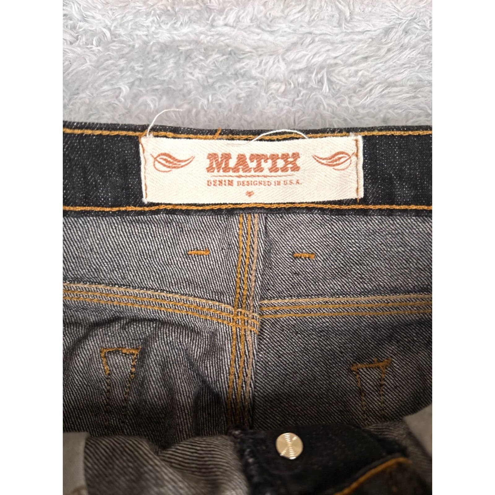 Denime Matix Jeans Juniors 9 Black Denim Bootcut 32x32 100% Cotton Womens Jeans Size 30" / US 8 / IT 44 - 5 Thumbnail