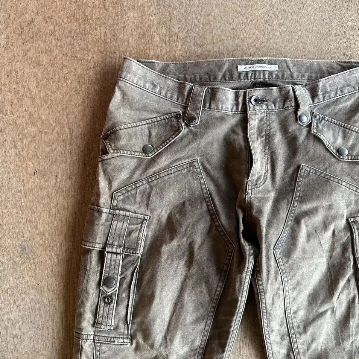 Selected Homme FLARES/BOOTCUT VTG DOUBLE KNEE RARE BONDAGE PUNK JAPAN PANTS Size US 33 - 8 Thumbnail