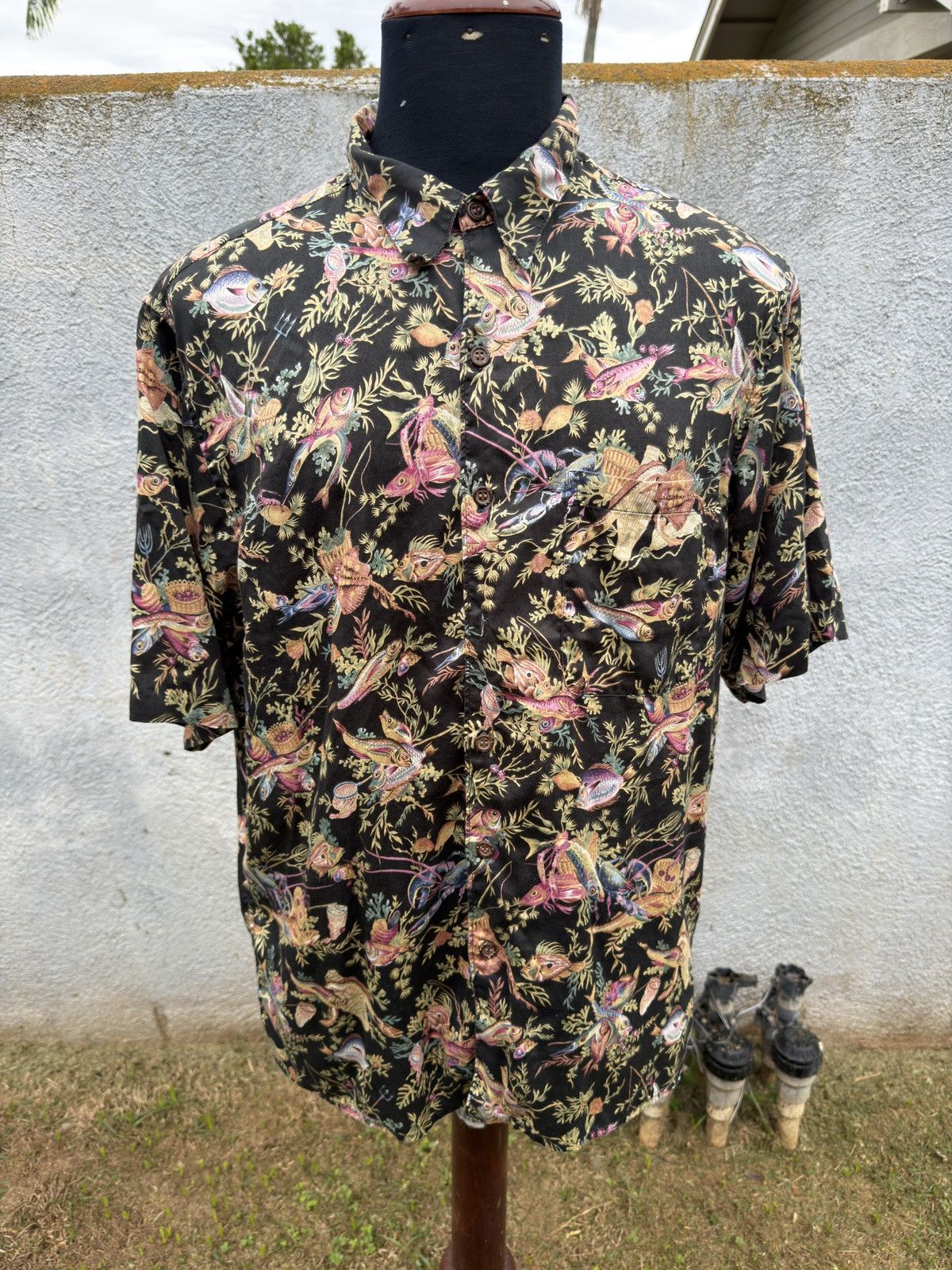 Reyn Spooner PreOwned Reyn Spooner Hawaiian Print Multicolored Men's L Size US L / EU 52-54 / 3 - 1 Thumbnail