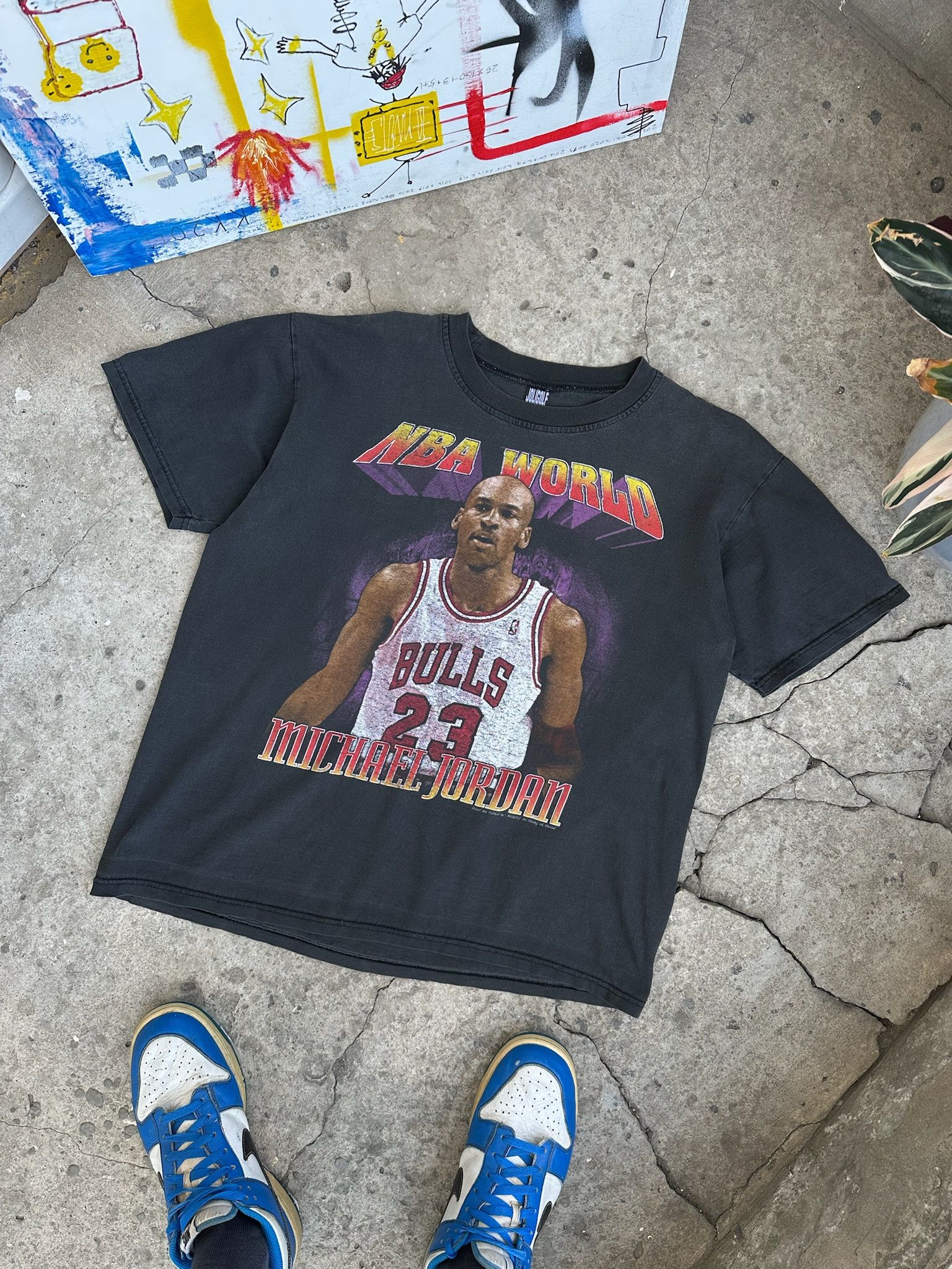 Rap Tees Michael Jordan T-Shirt faded Size US M / EU 48-50 / 2 - 5 Thumbnail