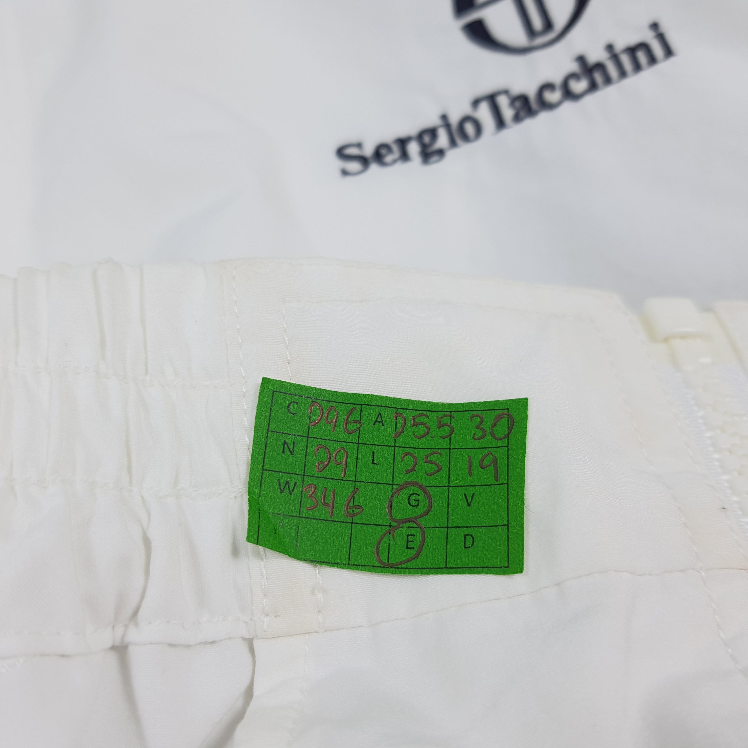 Sergio Tacchini Vintage Sergio Tacchini Sport Zipper White Jacket C296N29 Size US L / EU 52-54 / 3 - 10 Thumbnail