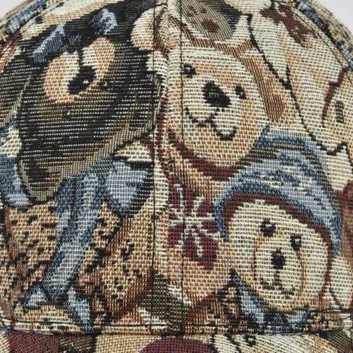 Japanese Brand × Vintage Baseball cap cute bear sun hat dog bear print hip-hop style Size ONE SIZE - 4 Thumbnail