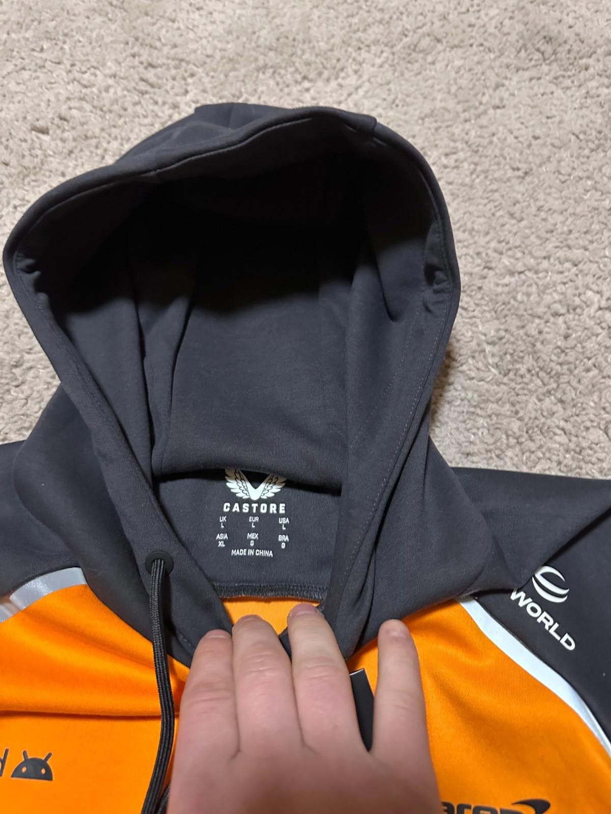 Castore CASTORE 2025 McLaren F1 UK Mens Team Hooded Sweatshirt XL Size US XL / EU 56 / 4 - 7 Thumbnail