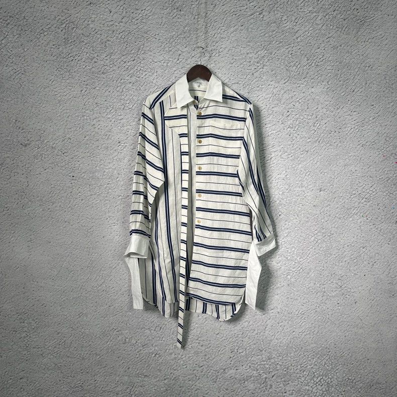 Loewe LOEWE Striped bow-tied long-sleeved shirt Size XS / US 0-2 / IT 36-38 - 1 Thumbnail