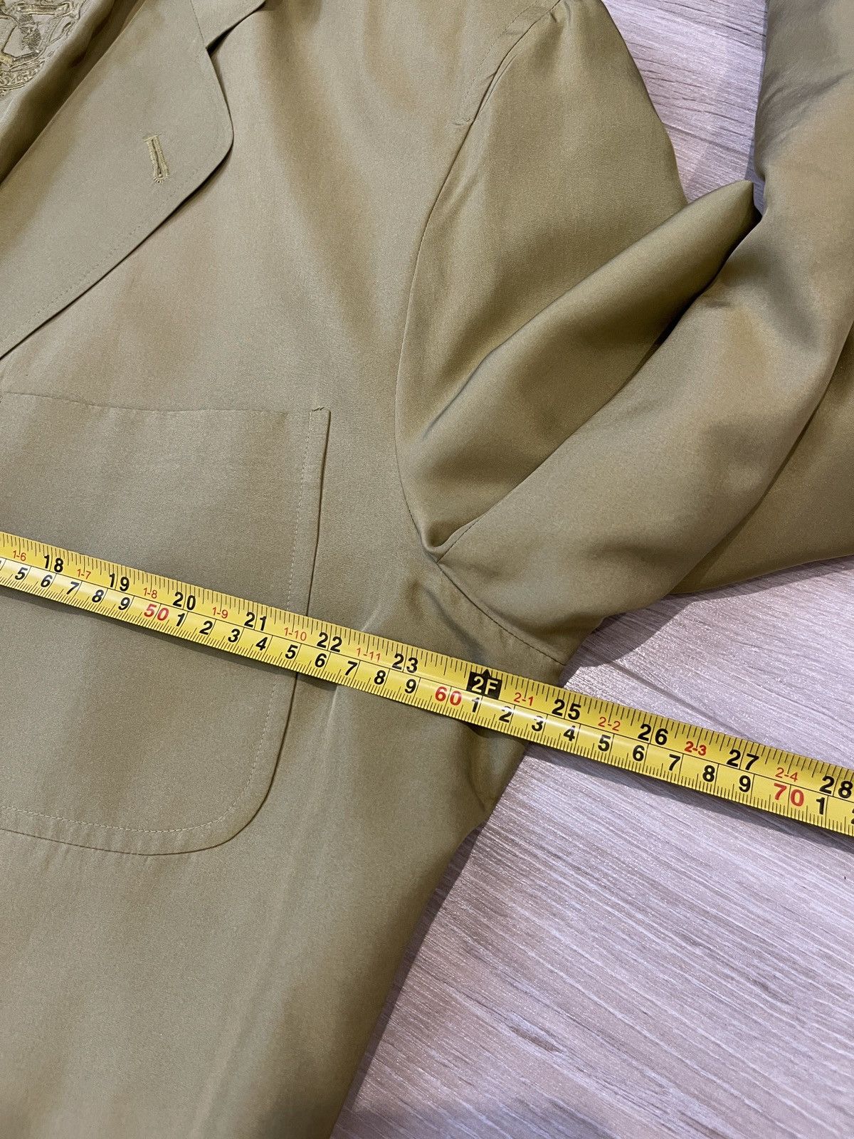 Trussardi 🔥Vintage trussardi silk blazer classic jacket sport coat Size 44R - 13 Thumbnail