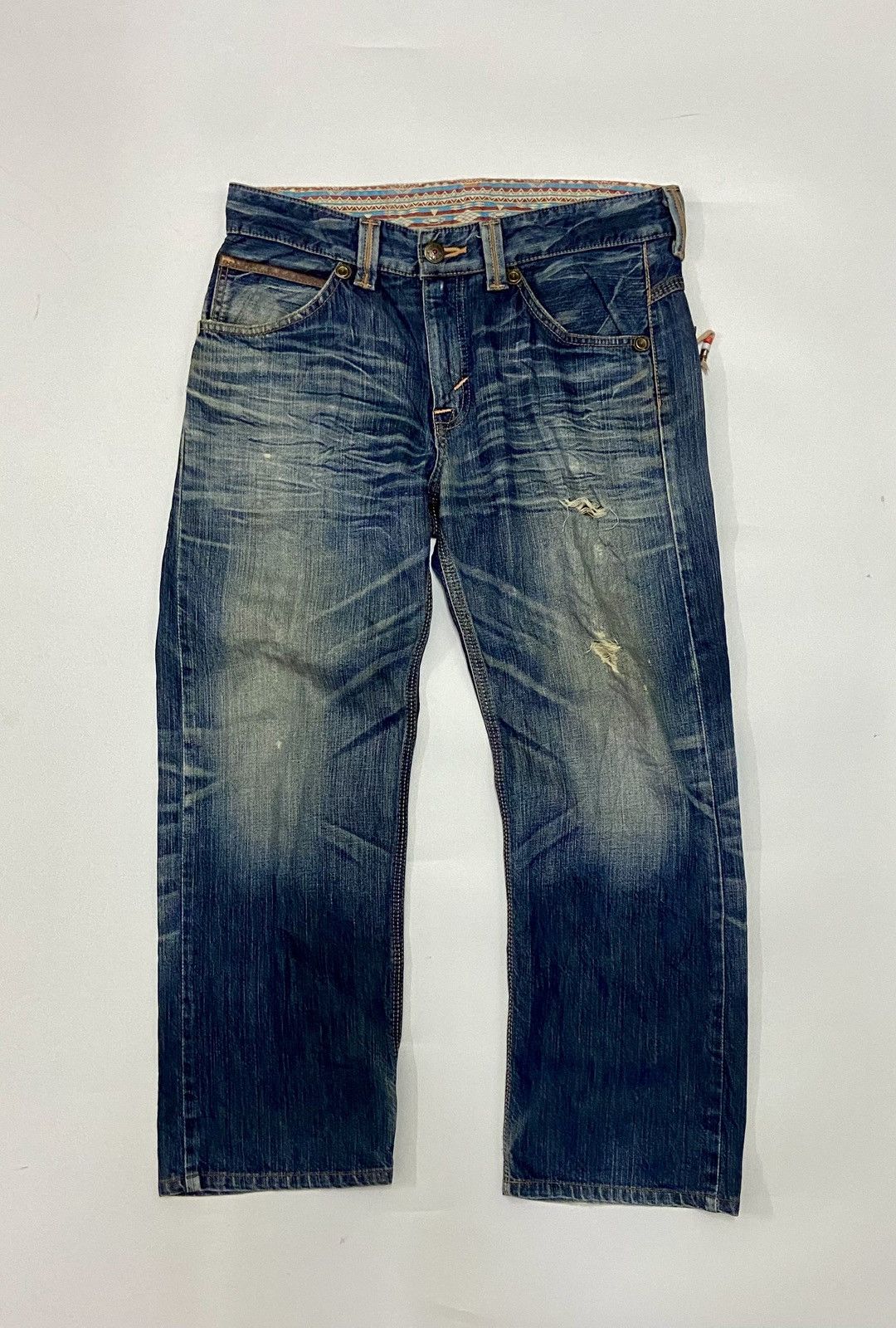 Edwin Edwin Exclusive Vintage Distressed JEANS Size US 32 / EU 48 - 1 Thumbnail