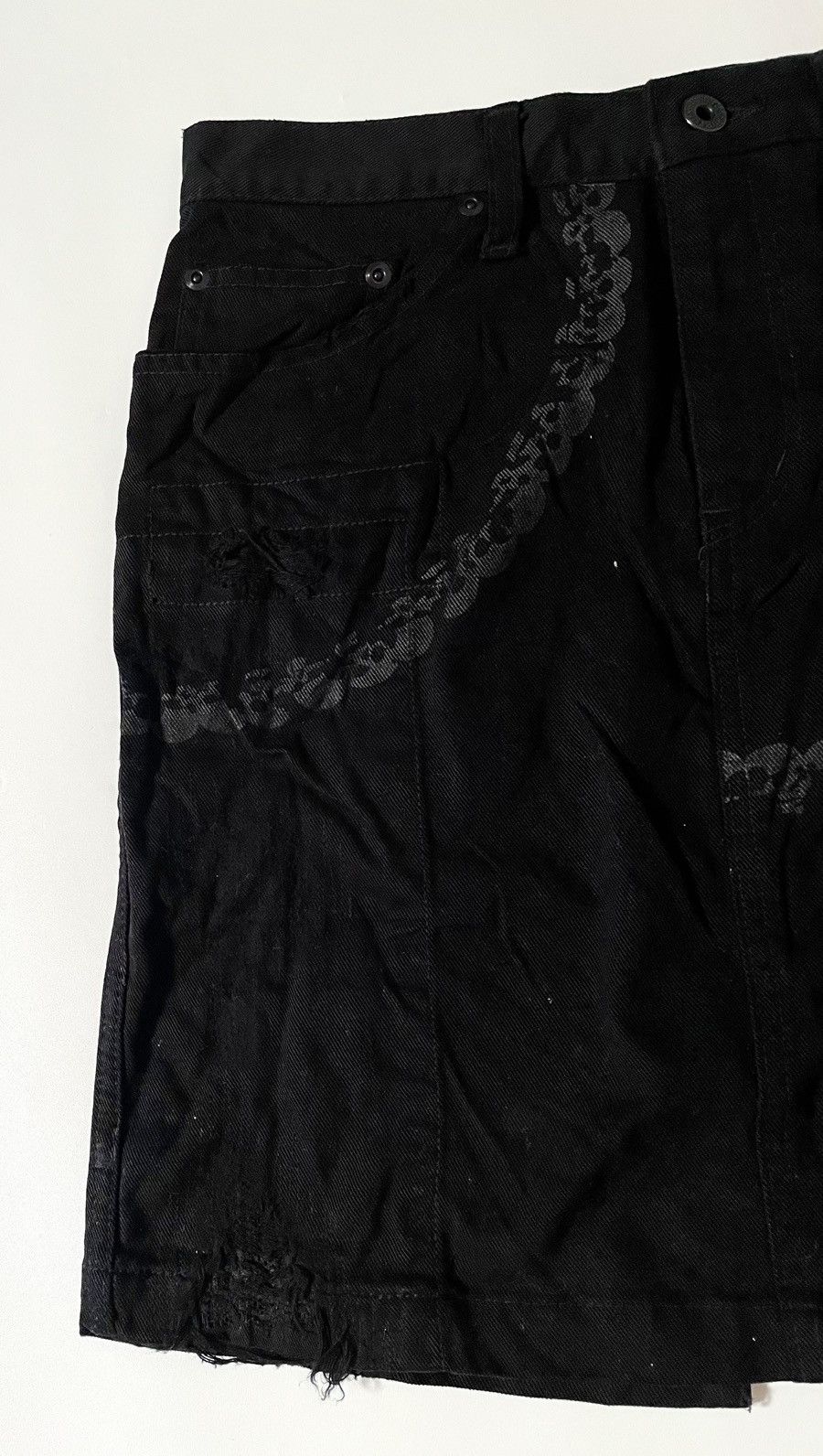 Hysteric Glamour TAX FREE 🇺🇸 Hysteric glamour y2k distressed mini skirt Size 29" - 3 Thumbnail