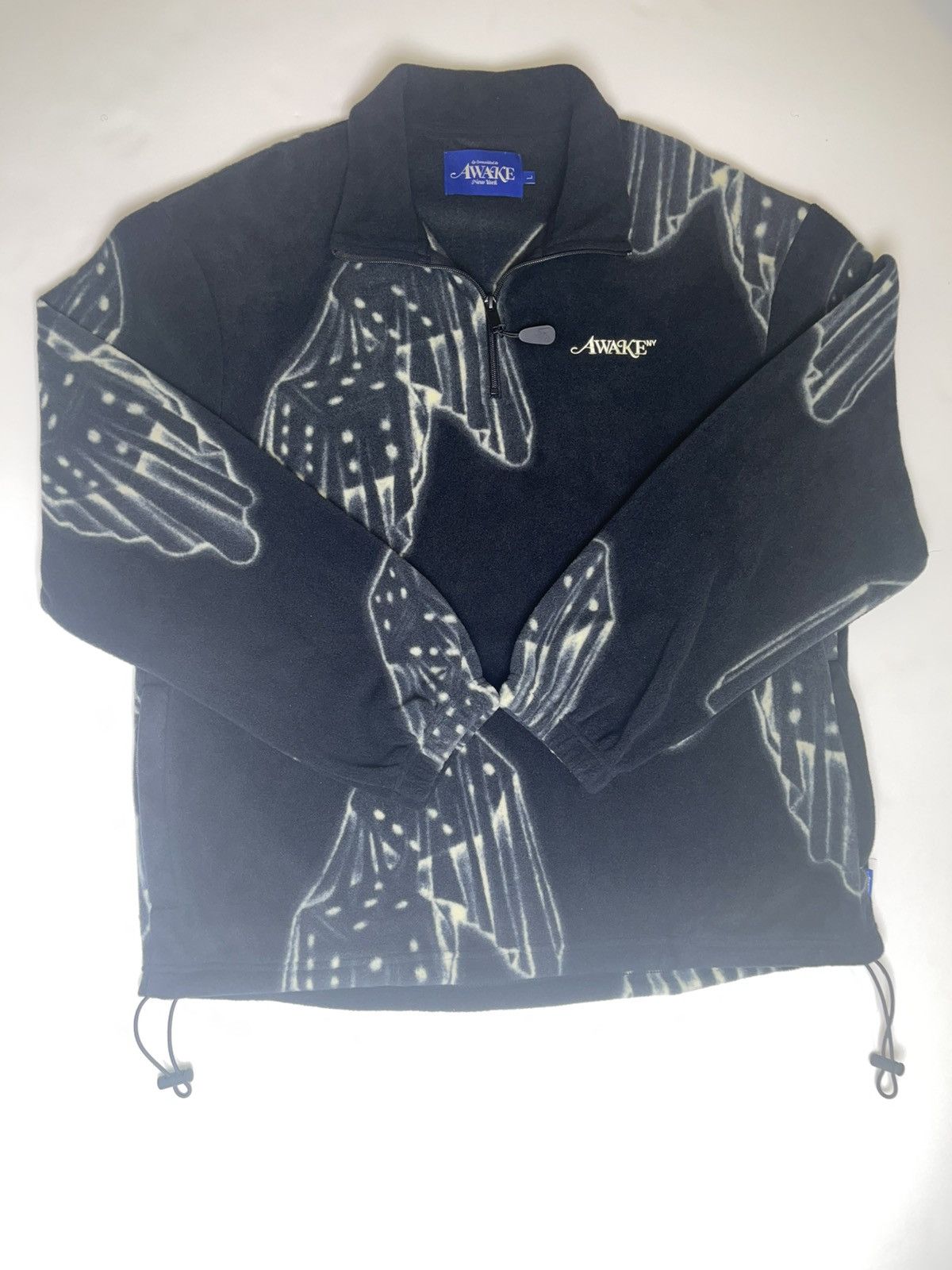 Awake NY AWAKE NY DICE PRINT FLEECE 1/4 ZIP Size US L / EU 52-54 / 3 - 1 Thumbnail