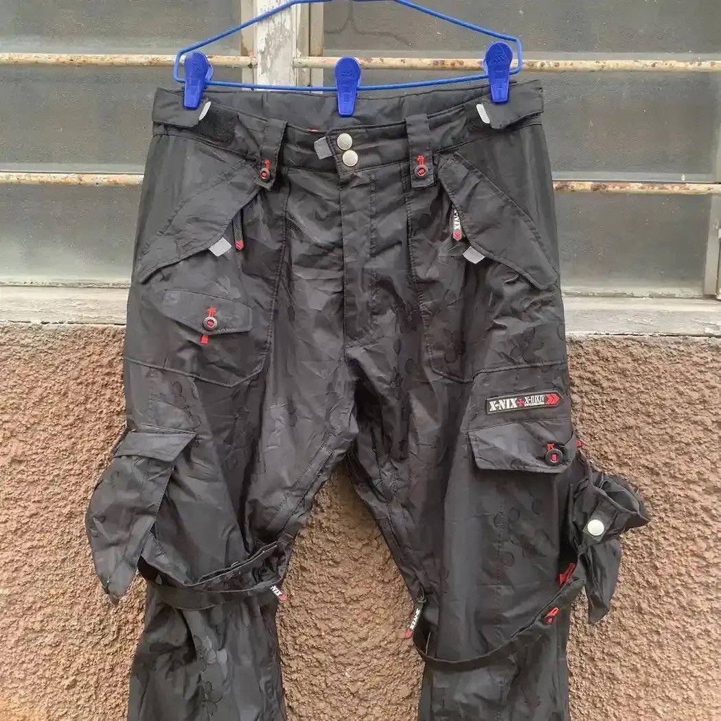 Goretex CRAZY💥 Nix Unisex Ski Multi Pocket Zip Pants Spring Waist L Size US 34 / EU 50 - 5 Thumbnail