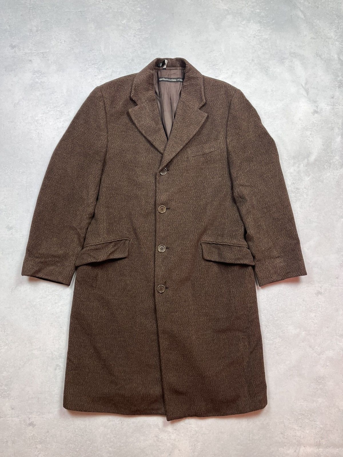 Gianfranco Ferre VERY RARE GIANFRANCO FERRE STUDIO VINTAGE WOOL COAT Size US M / EU 48-50 / 2 - 1 Thumbnail