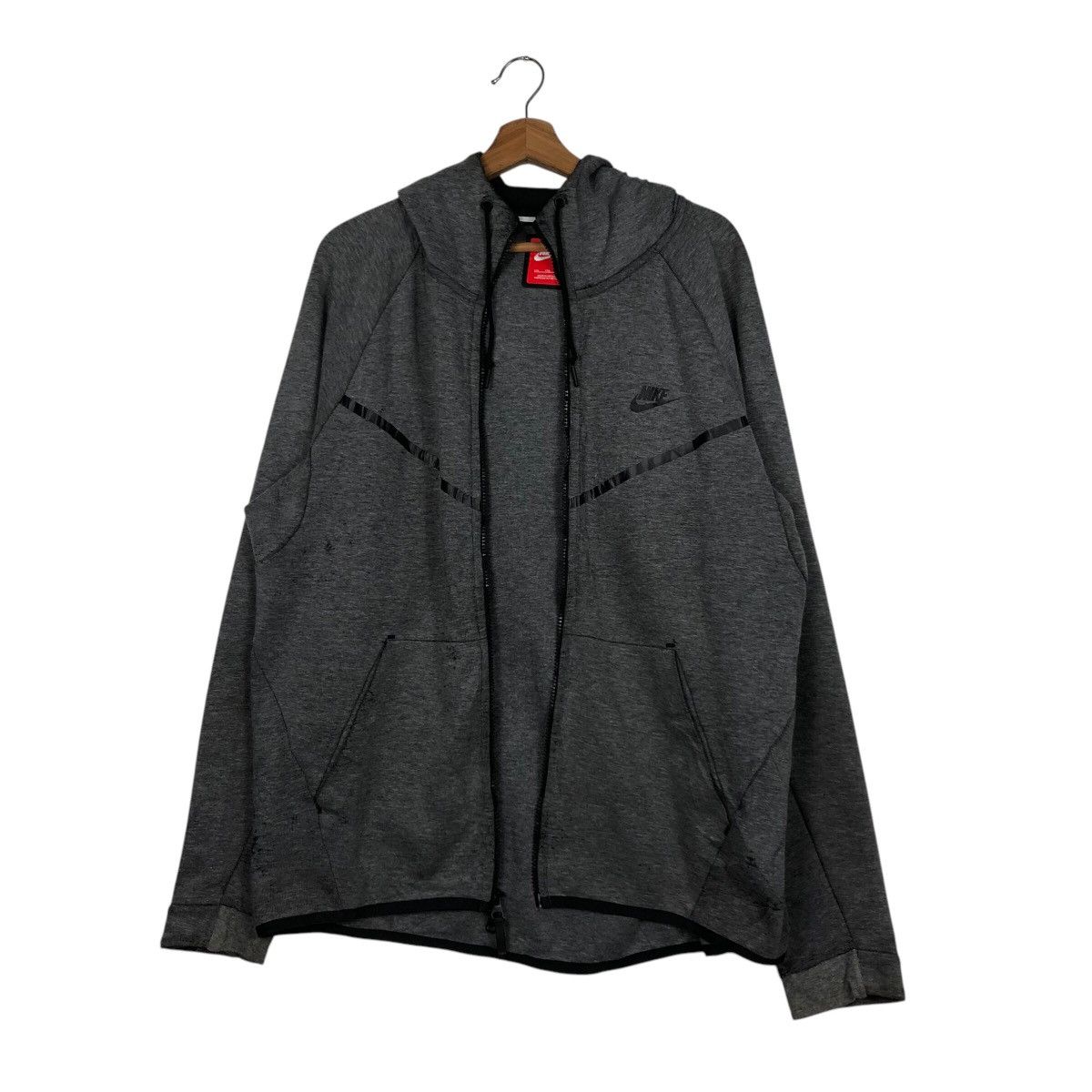 Nike 📌Vintage Zipper Jacket Running Sport Nike Size US XXL / EU 58 / 5 - 2 Thumbnail