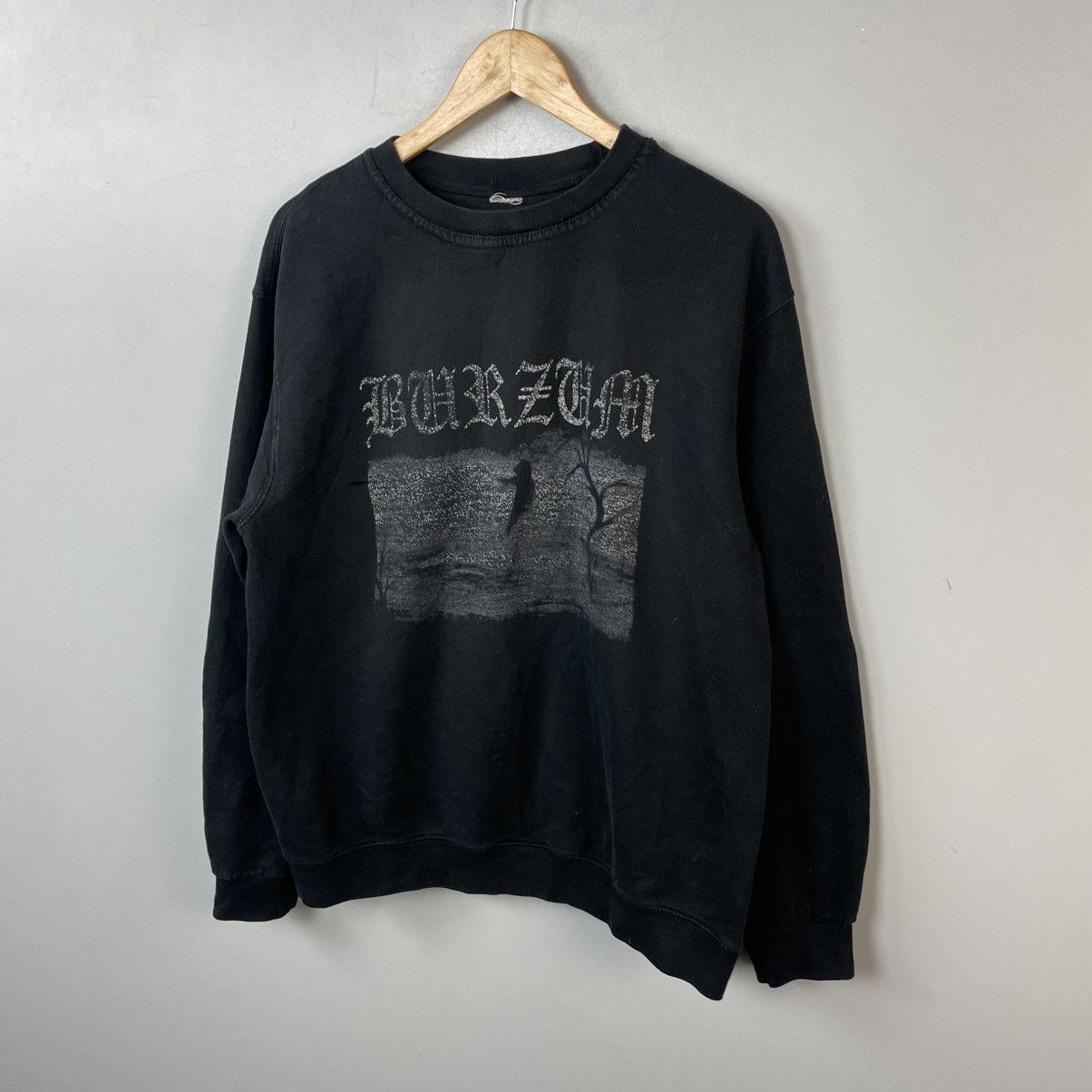 Vintage Vintage 00’s Burzum sweatshirt black metal size M Size US L / EU 52-54 / 3 - 2 Thumbnail