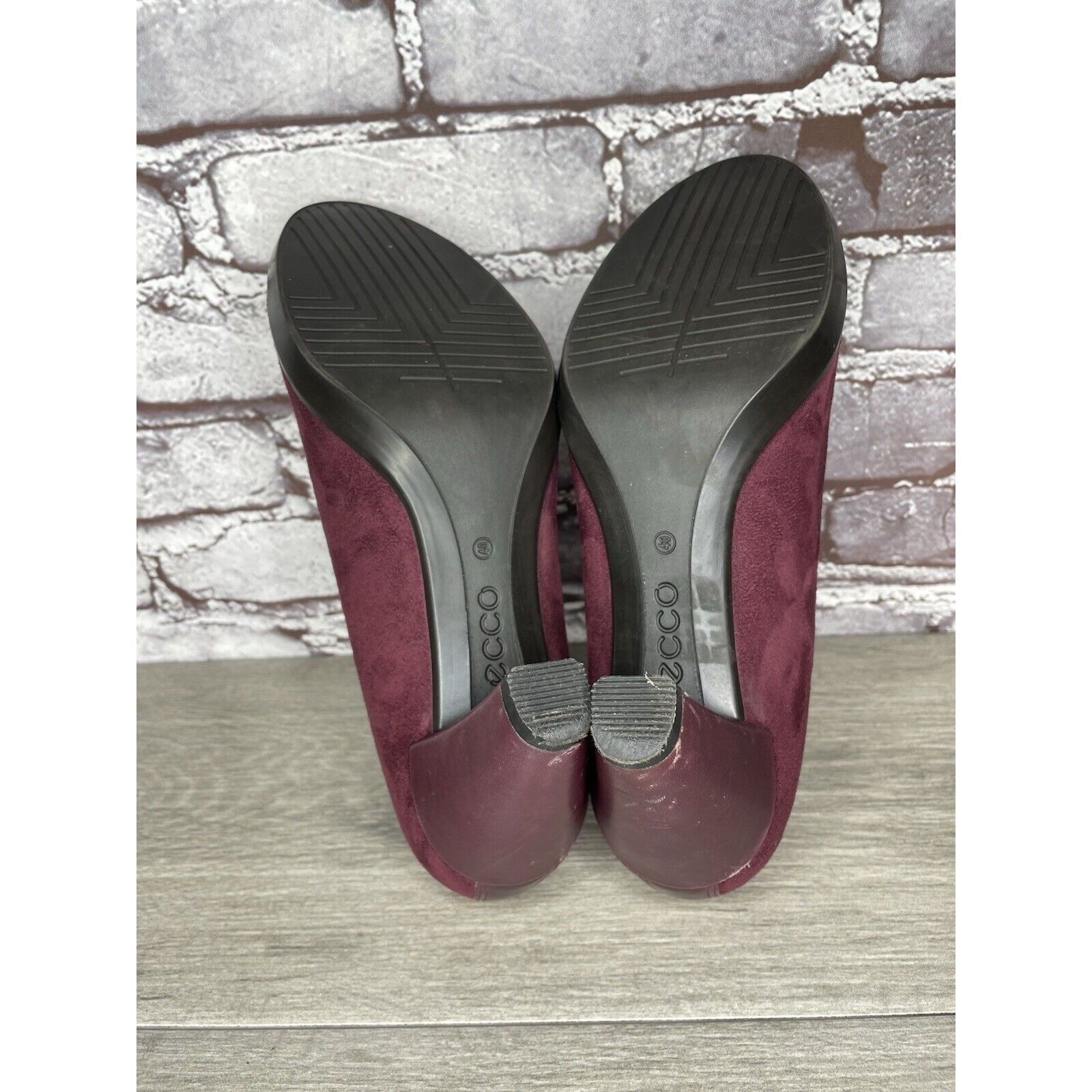 Ecco Ecco Danish Design Purple Plum Suede Leather Pumps Heels Wom Size US 9 / IT 39 - 8 Thumbnail