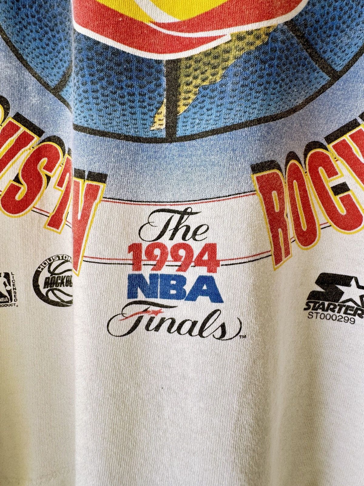 NBA Houston Rockets World Champions 1994 XL Single Stitch