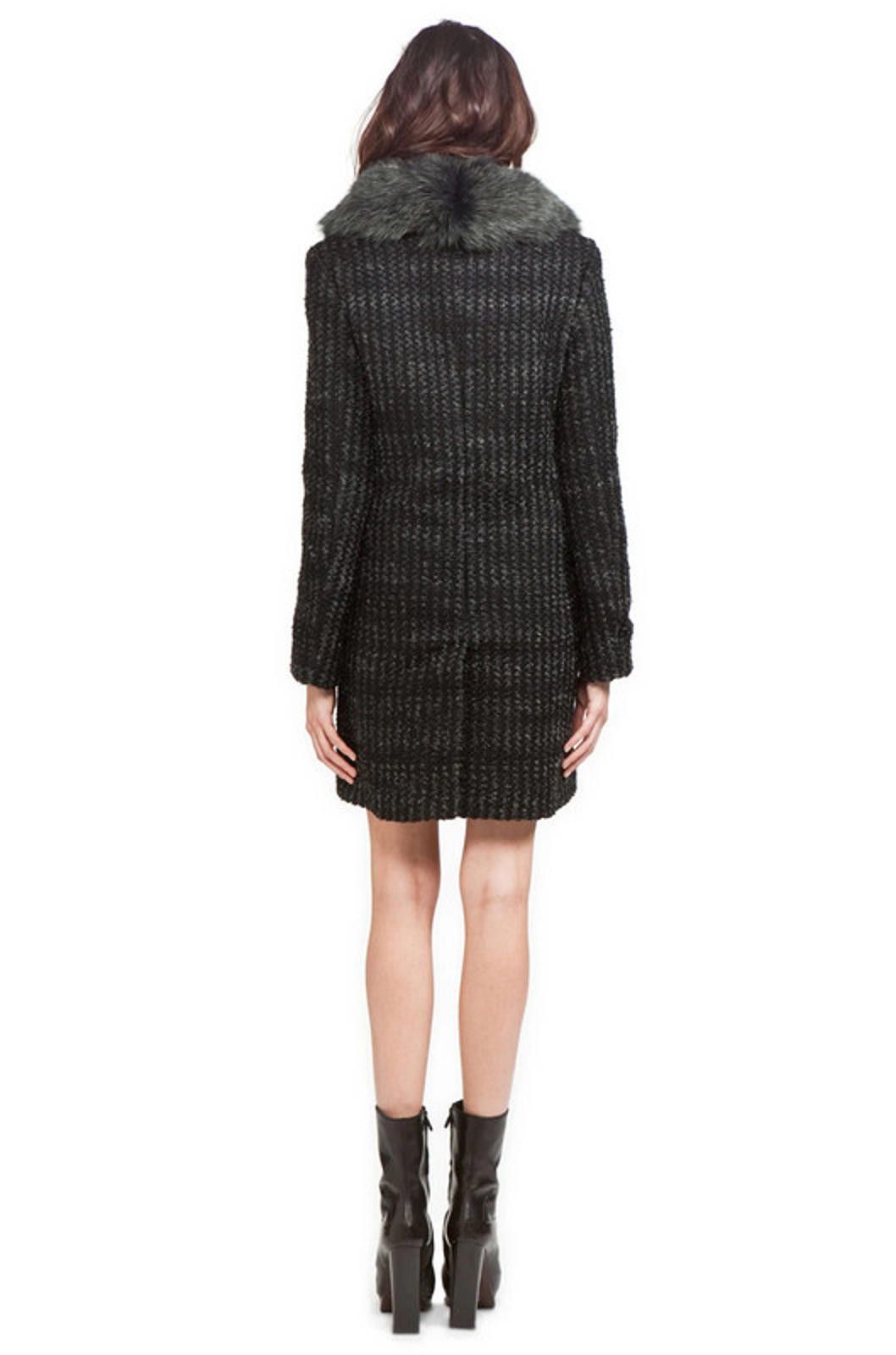 Other Vanessa Bruno Wool Knitted Coat fur collar F42 size 12- 14 Size M / US 6-8 / IT 42-44 - 7 Thumbnail