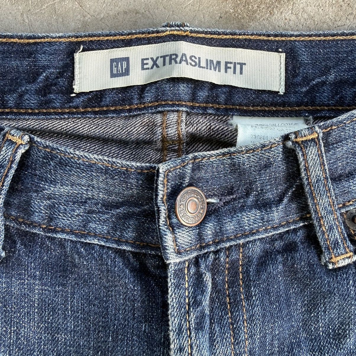 Gap W34x31 Vintage Gap Slim Fit Faded Mud wash Denim Jean Size US 34 / EU 50 - 7 Thumbnail