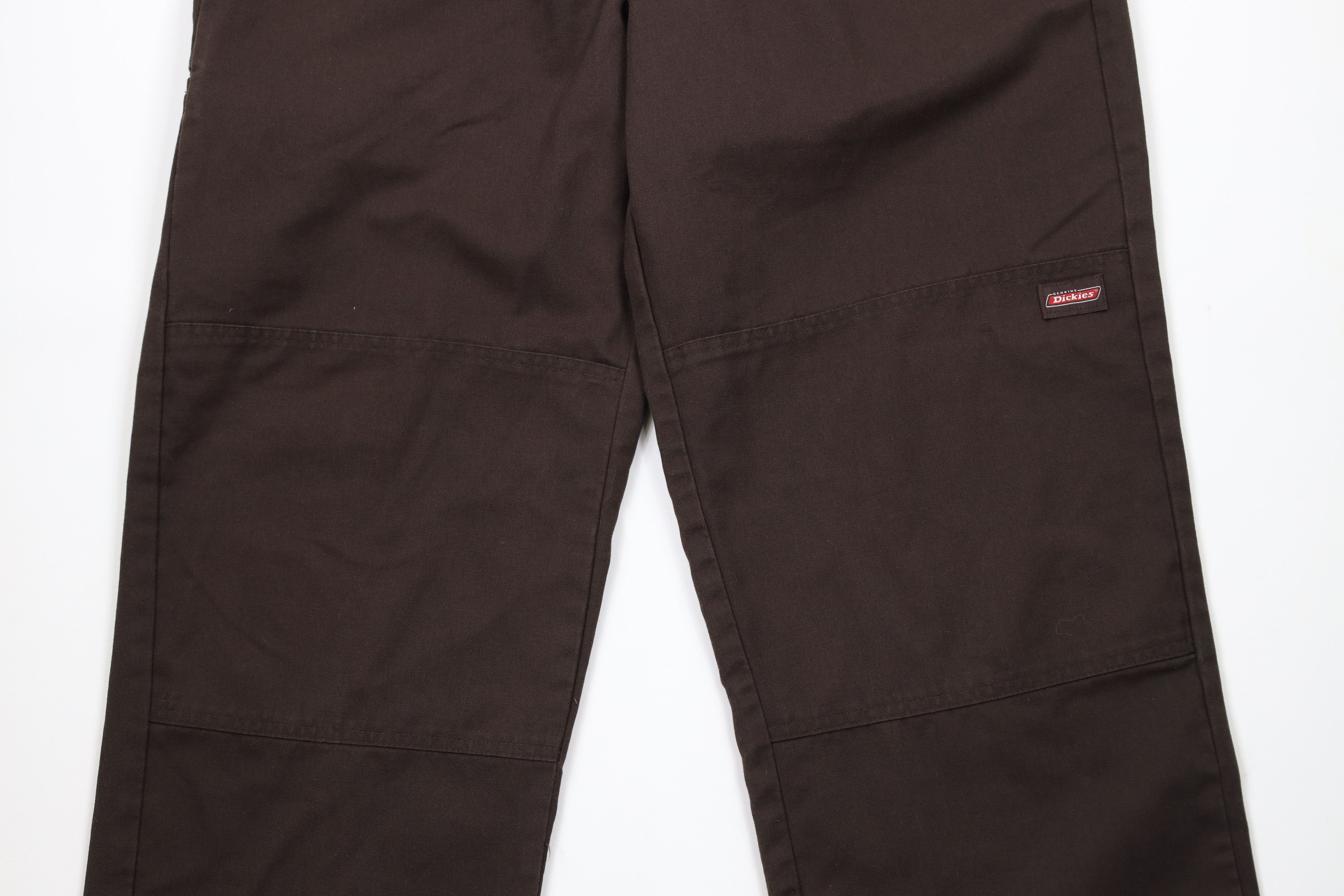 Dickies × Vintage Vintage Y2K Dickies Knee Wide Leg Mechanic Pants Brown Size US 36 / EU 52 - 3 Thumbnail