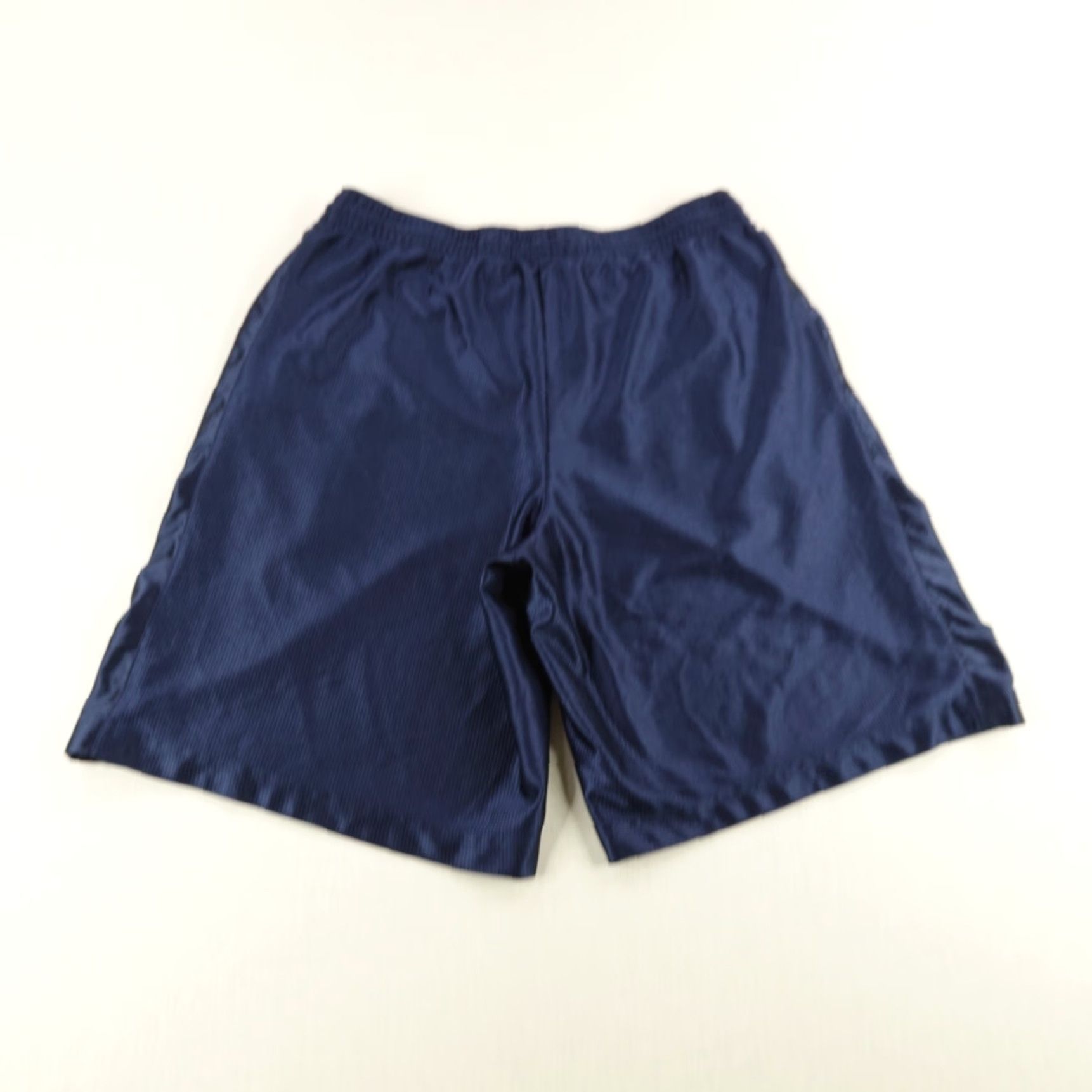 Nike Nike Shorts Mens Large Blue Dazzle Shimmer Shiny Basketball White Swoosh Gym Size US 33 - 5 Thumbnail