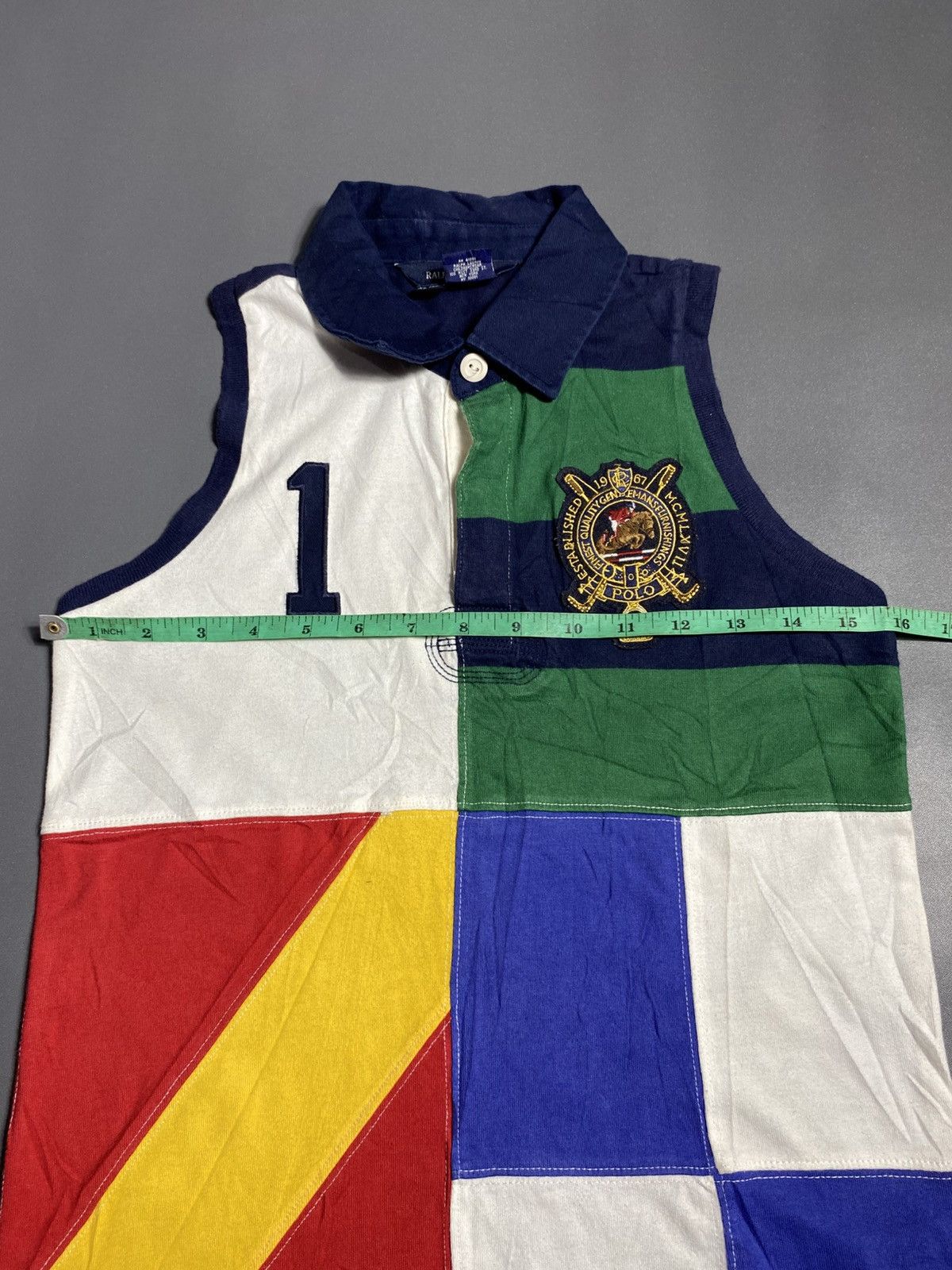 Polo Ralph Lauren Polo Ralph Lauren Multi Colour Tank Top Size US XL / EU 56 / 4 - 13 Thumbnail