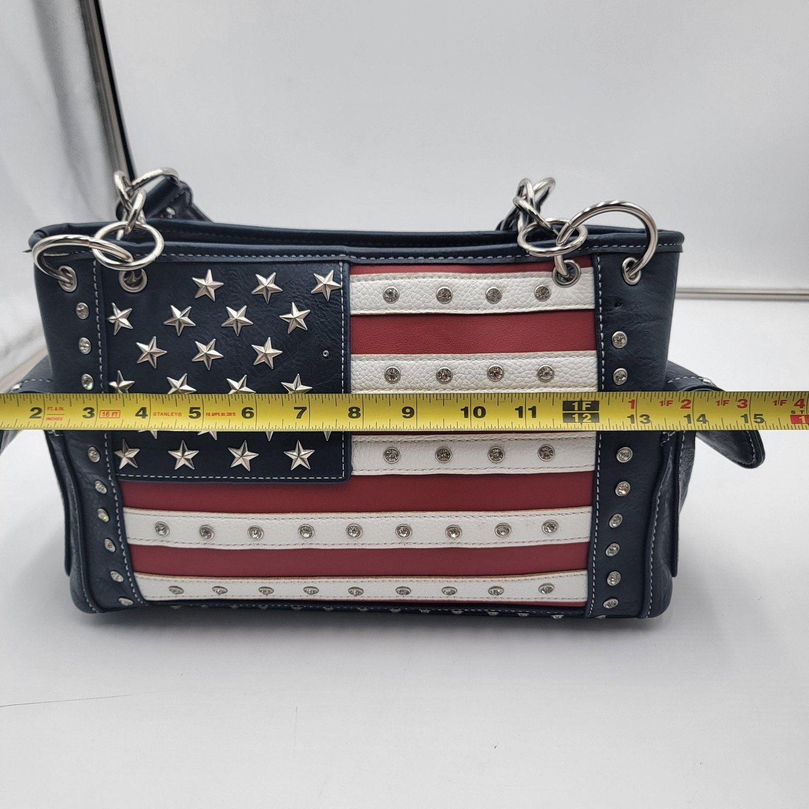 Claude Montana Montana West Women's Shoulder Bag Patriotic Handbag Wallet Size ONE SIZE - 7 Thumbnail