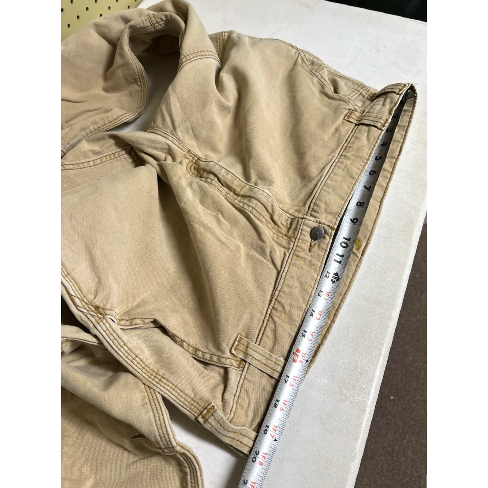 Carhartt VINTAGE Carhartt 102802-918 Relaxed Double Knee Pants Men Tan 40x32 Carpenter Workwear Pockets Cargo 90s USA Mens Size US 40 / EU 56 - 6 Thumbnail
