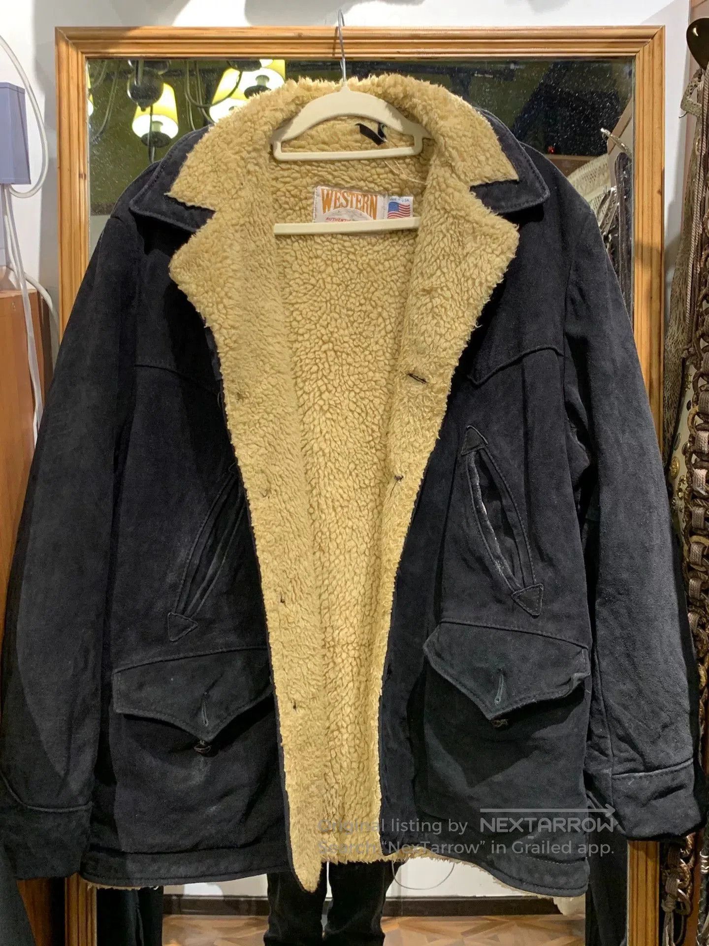 Schott Schott Farm Owner Leather Shearling Jacket. Size US XS / EU 42 / 0 - 2 Thumbnail