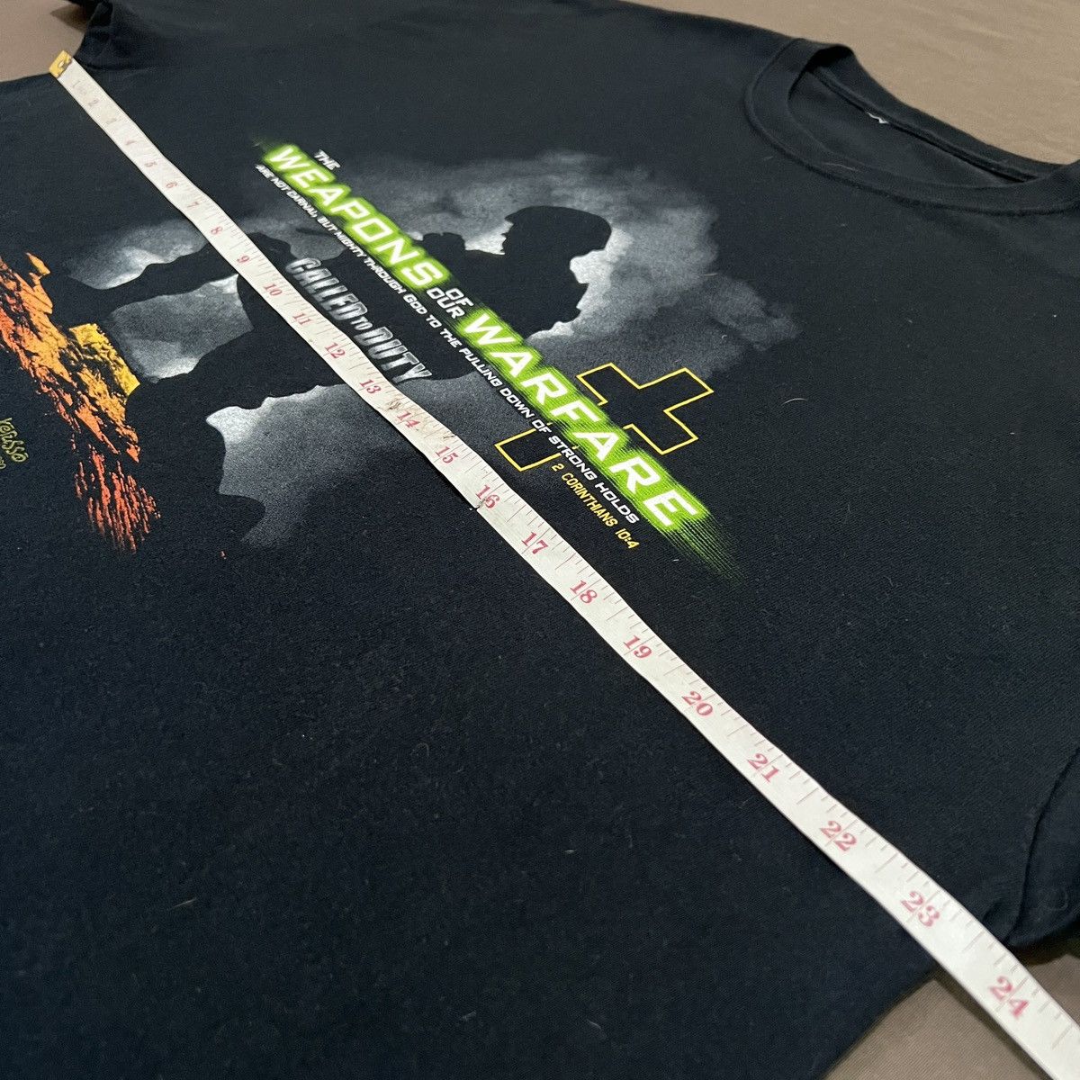 Vintage Vintage Y2K Call of Duty Parody Jesus God Bible Holy Tee XL Size US XL / EU 56 / 4 - 6 Thumbnail