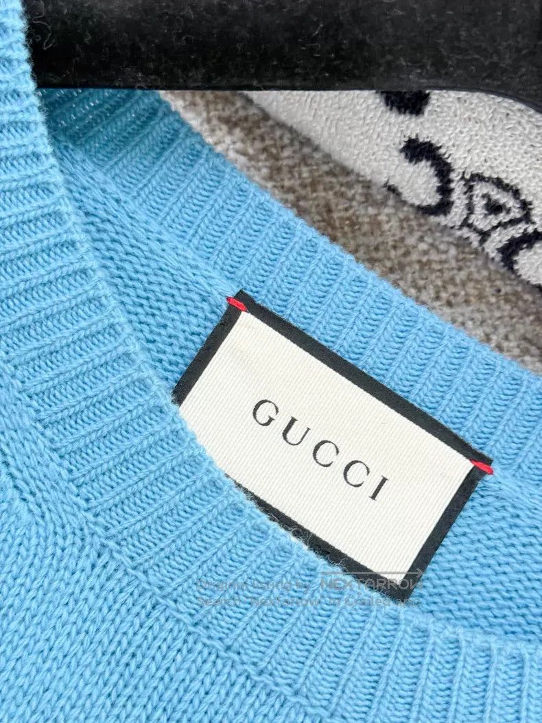 Gucci Gucci Cute piglet pattern long-sleeved wool knitted sweate Size XL / US 12-14 / IT 48-50 - 5 Thumbnail
