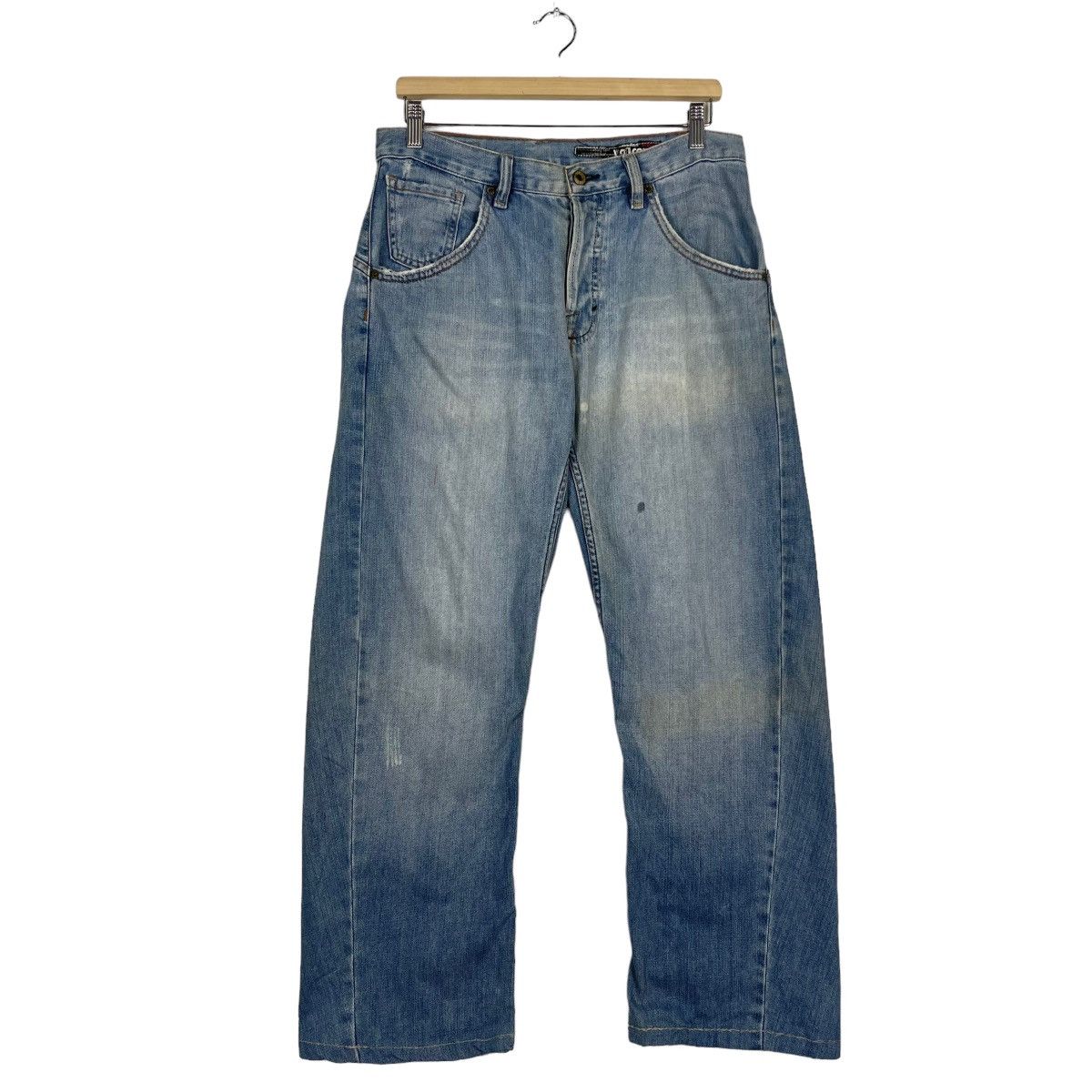 Volcom × Von Dutch Volcom Stone Boardwear Fabric Made In Usa Faded Blue Jeans Size US 32 / EU 48 - 2 Thumbnail