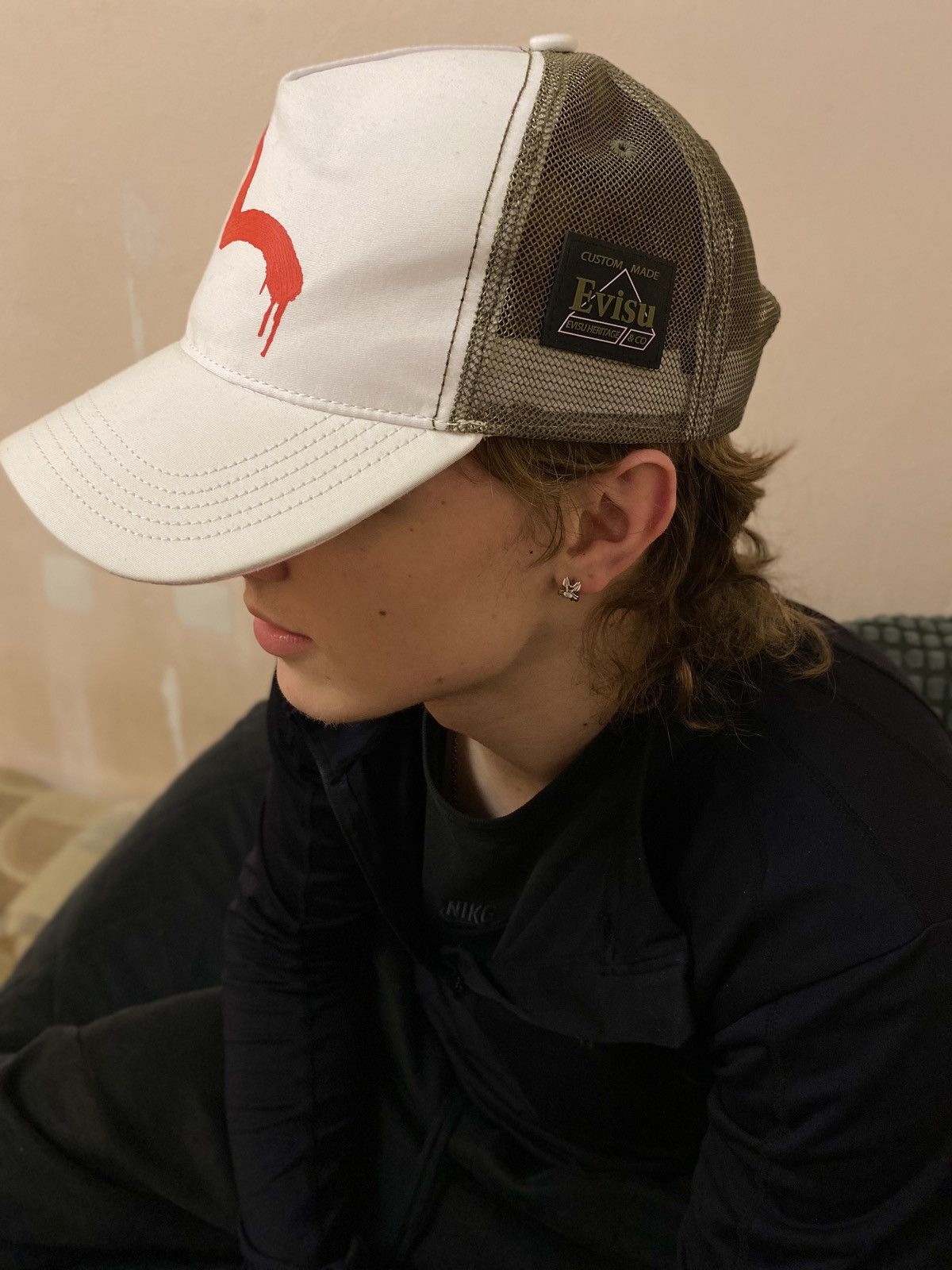 Evisu Evisu Custom Made Trucker Hat Size ONE SIZE - 1 Thumbnail