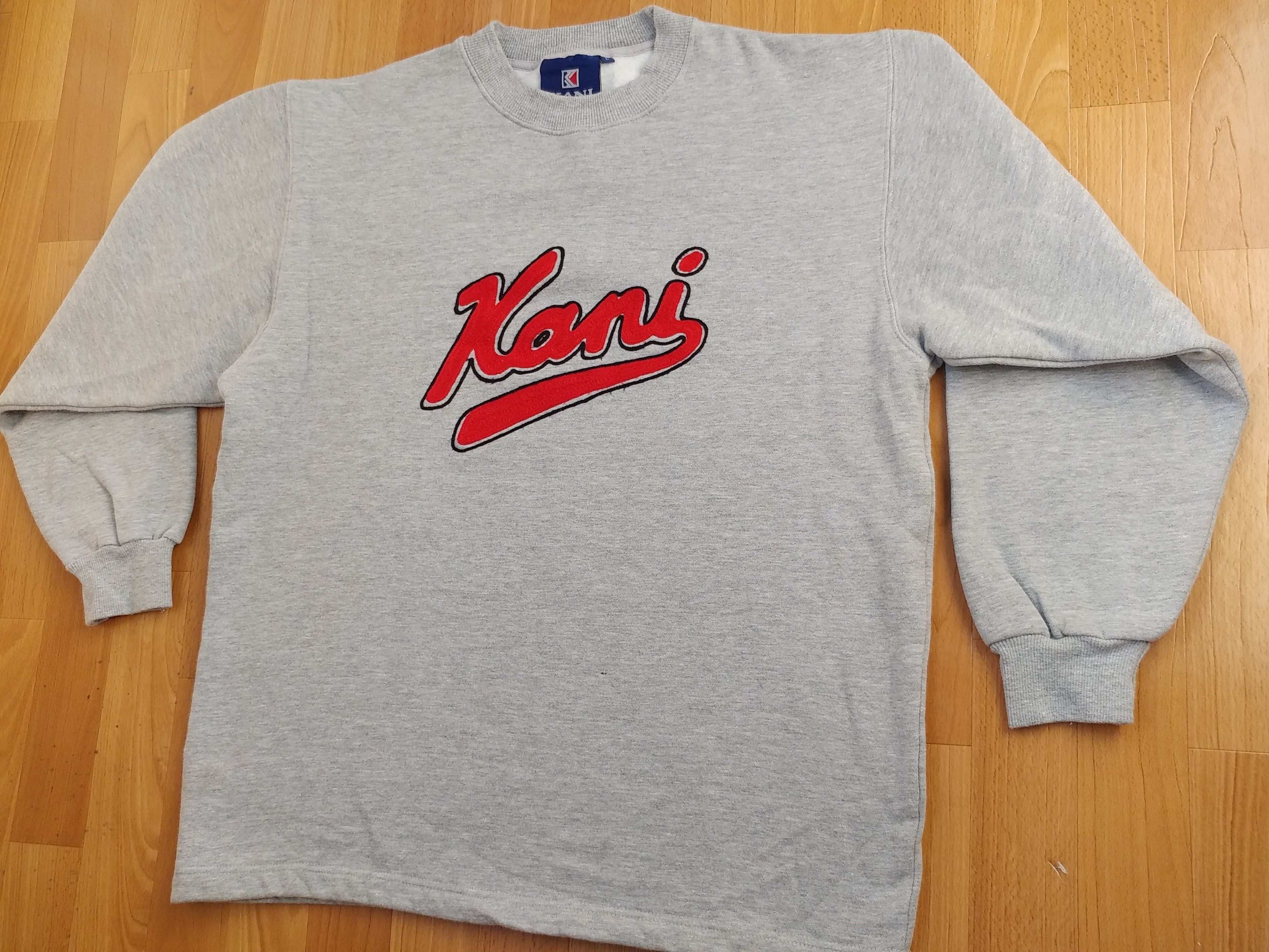 Karl Kani KARL KANI sweatshirt, gray, vintage Kani, 90s hip-hop size L Size US L / EU 52-54 / 3 - 3 Thumbnail