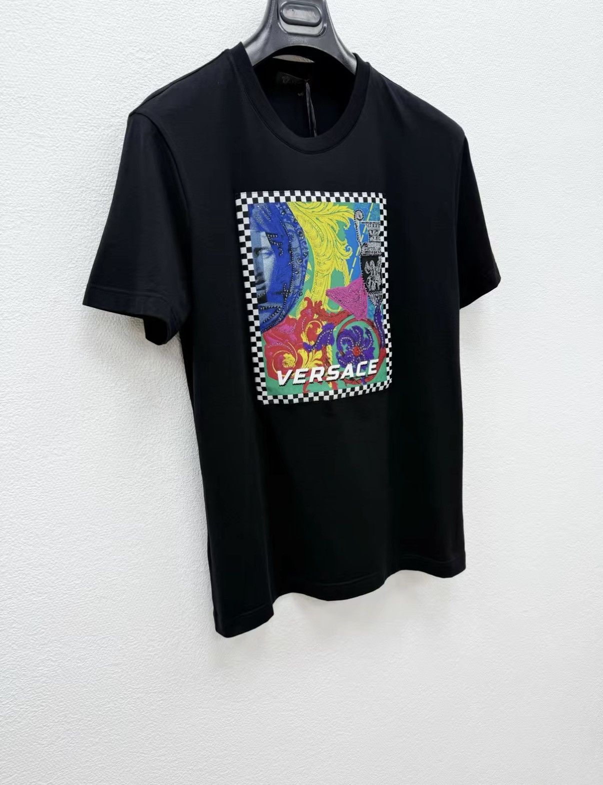 Versace VERSACE Rhinestone & Embroidered Short Sleeve T-shirt J30 Size US S / EU 44-46 / 1 - 2 Thumbnail