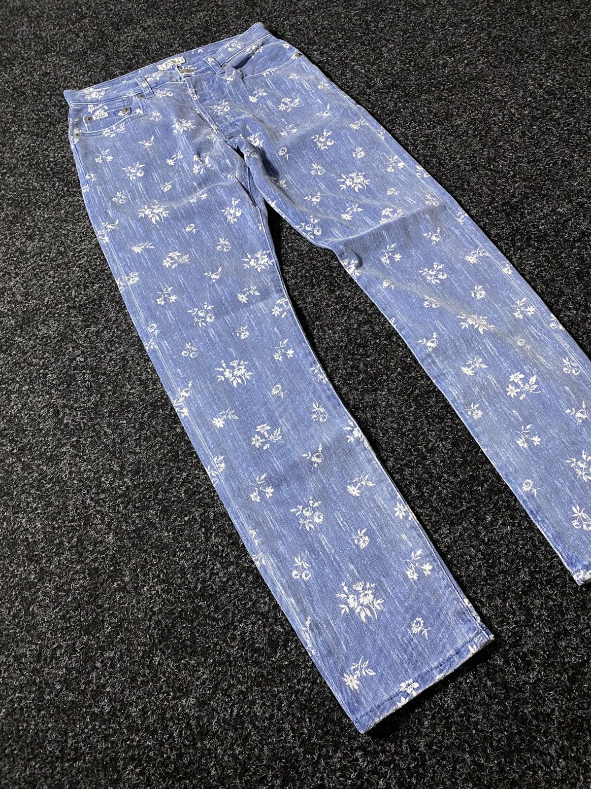 If Six Was Nine × Polo Ralph Lauren × Vintage Vintage Y2K Floral Polo Ralph Lauren Jeans baggy pants Size 27" / US 4 / IT 40 - 2 Thumbnail
