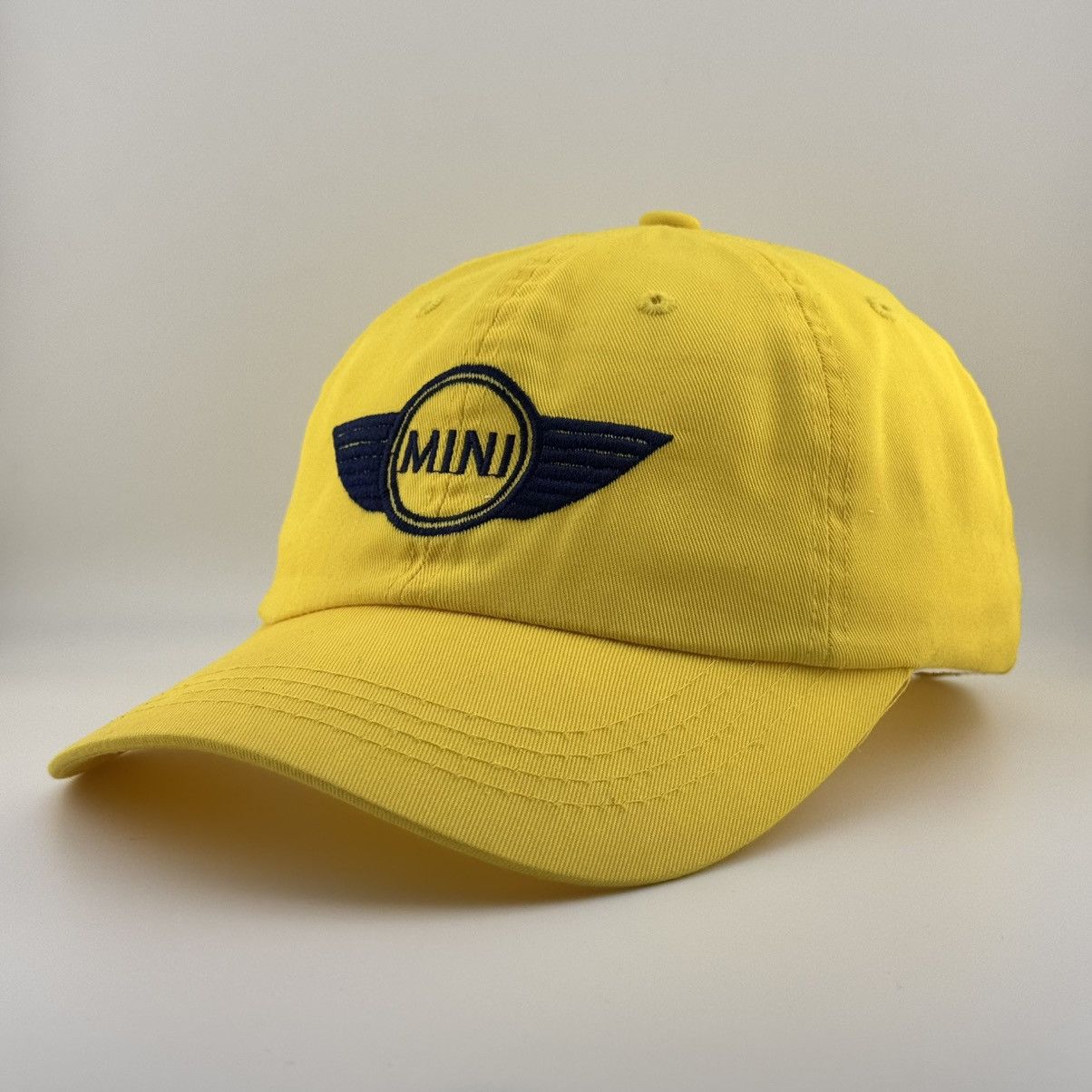 Vintage MINI Cooper Yellow Wings Logo Cap