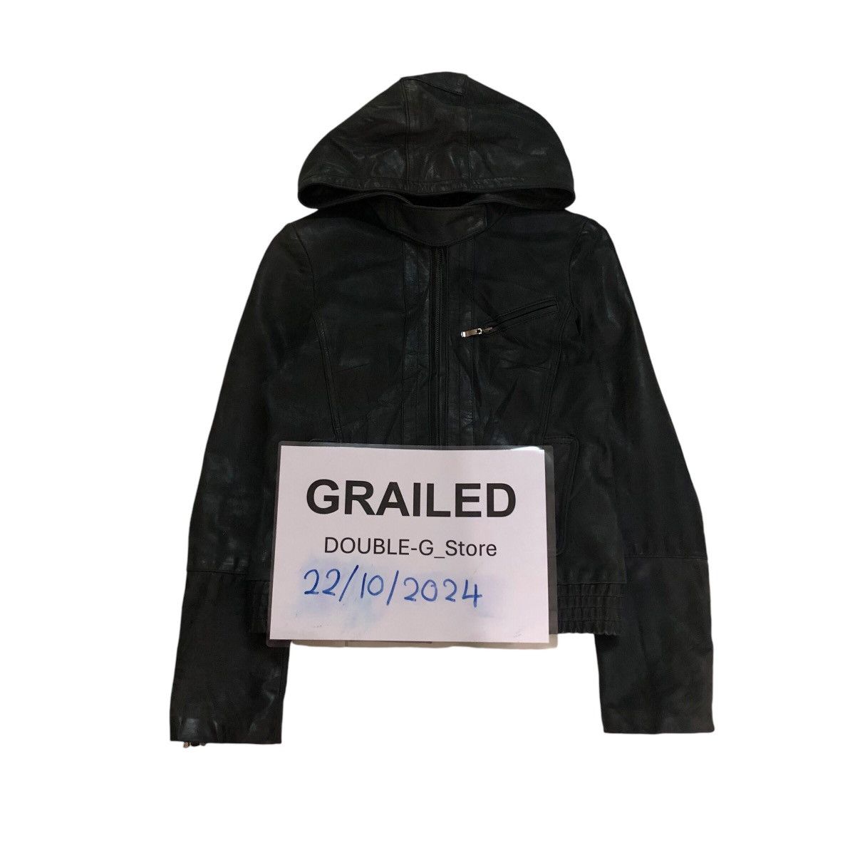 Cropped Leather Jacket Little NY Collection 14th Addiction